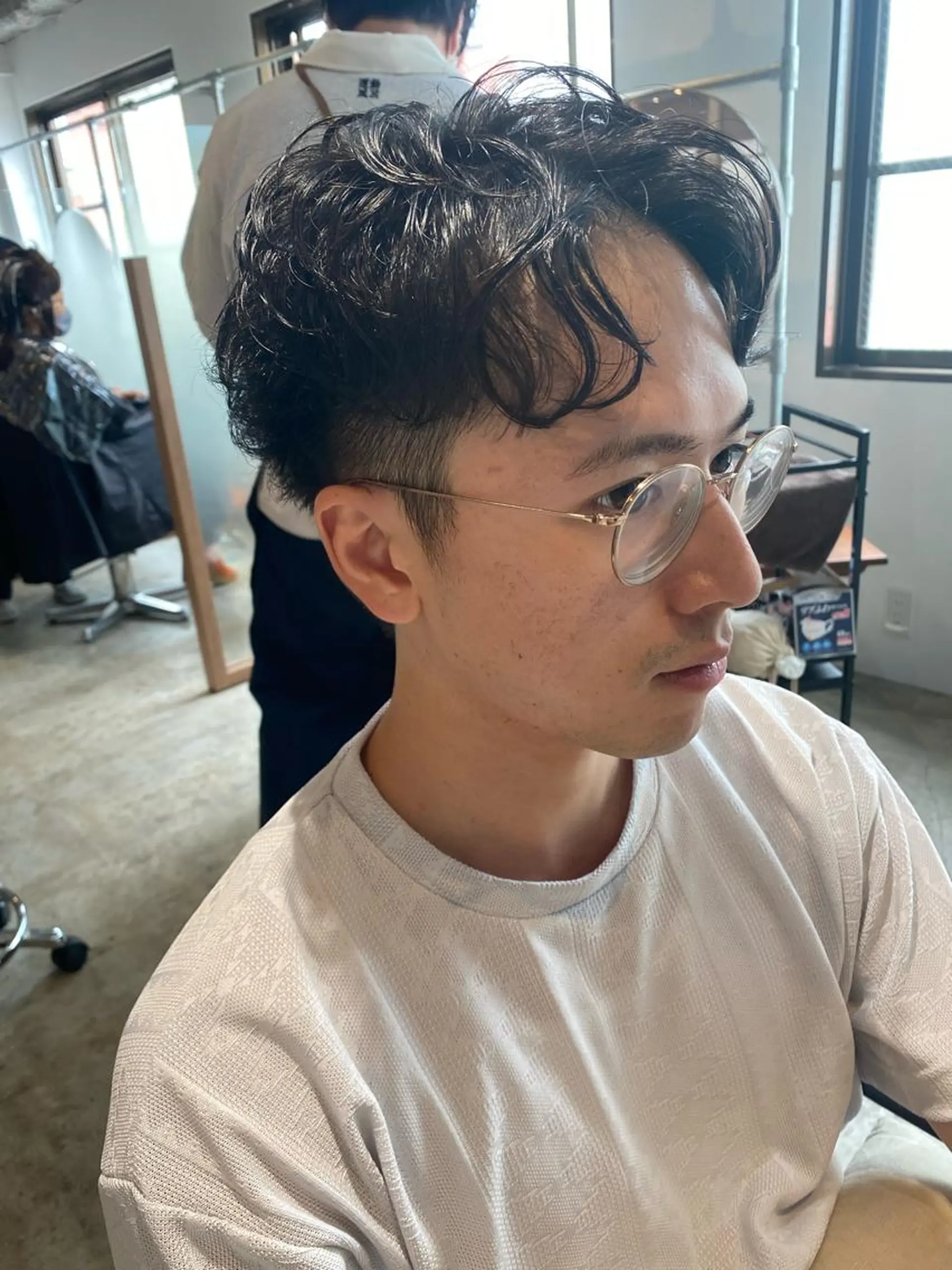 ショート パーマ カット ヘアカラー トリートメント Hayashi Shioriのヘアスタイル