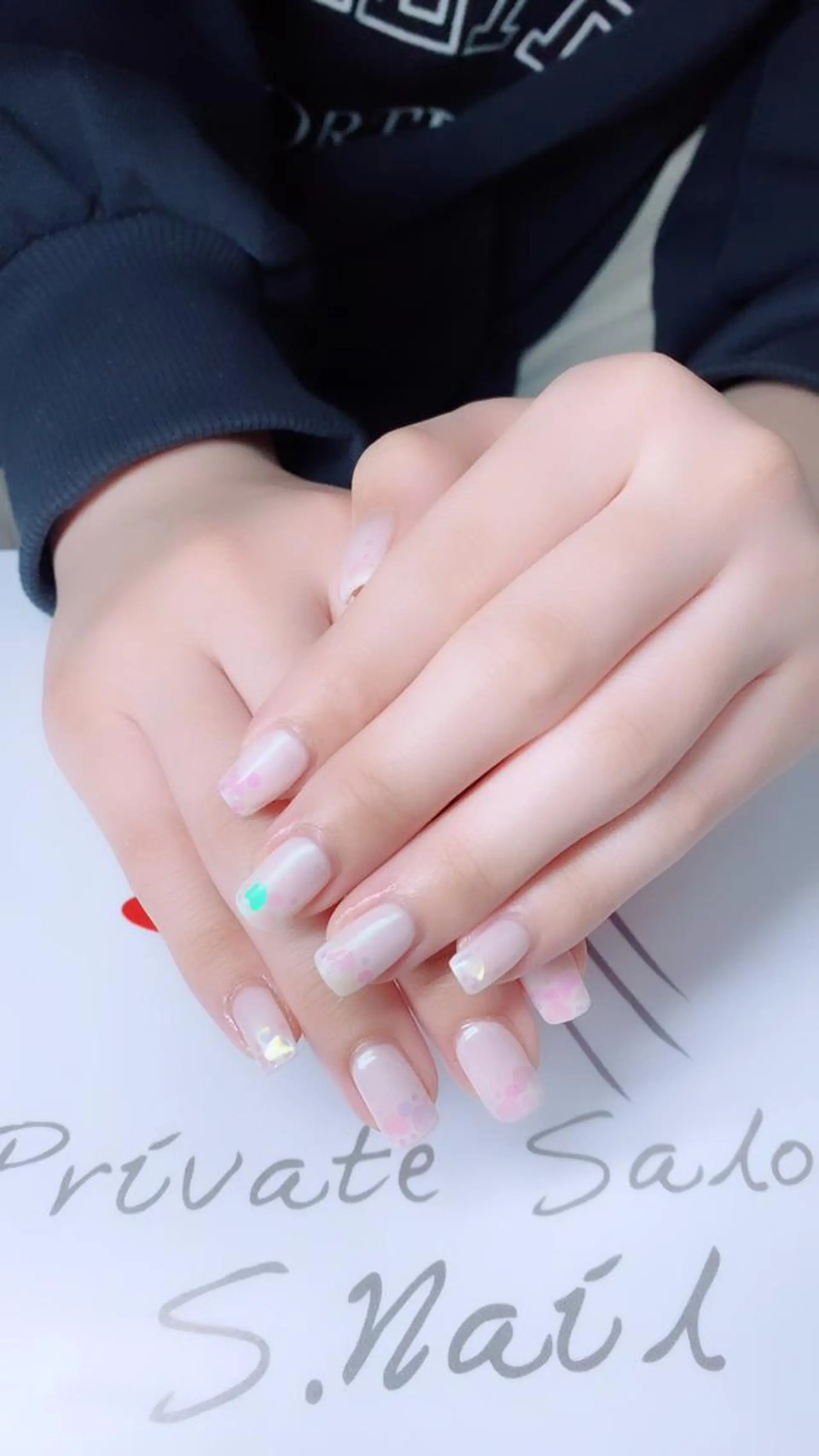 ネイル 西大分S.Nail 𓏲⋆🪸.⋆⸜🫧のネイルデザイン