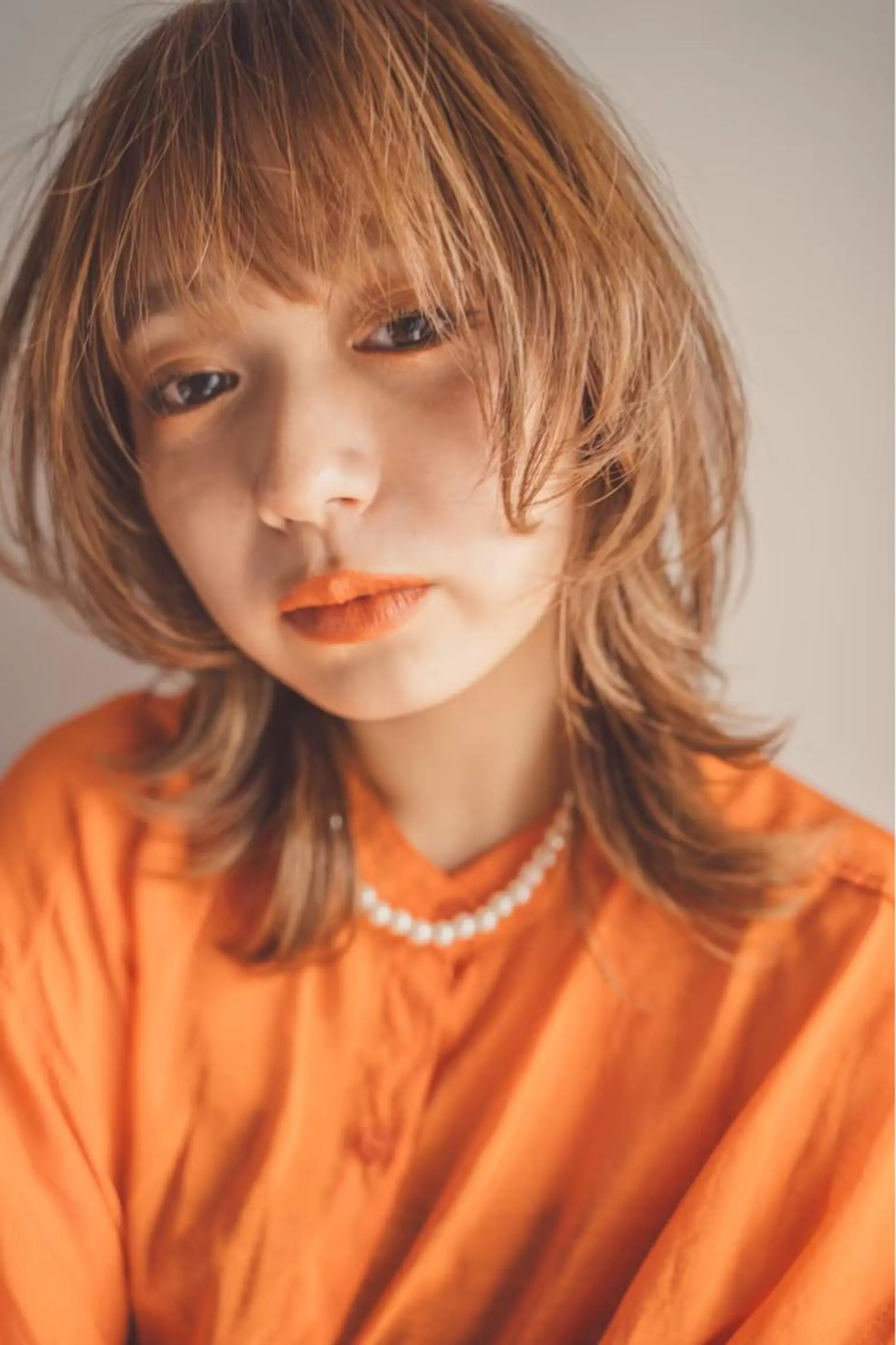 ミディアム カット ヘアカラー トリートメント L.E.M 仙台のヘアスタイル