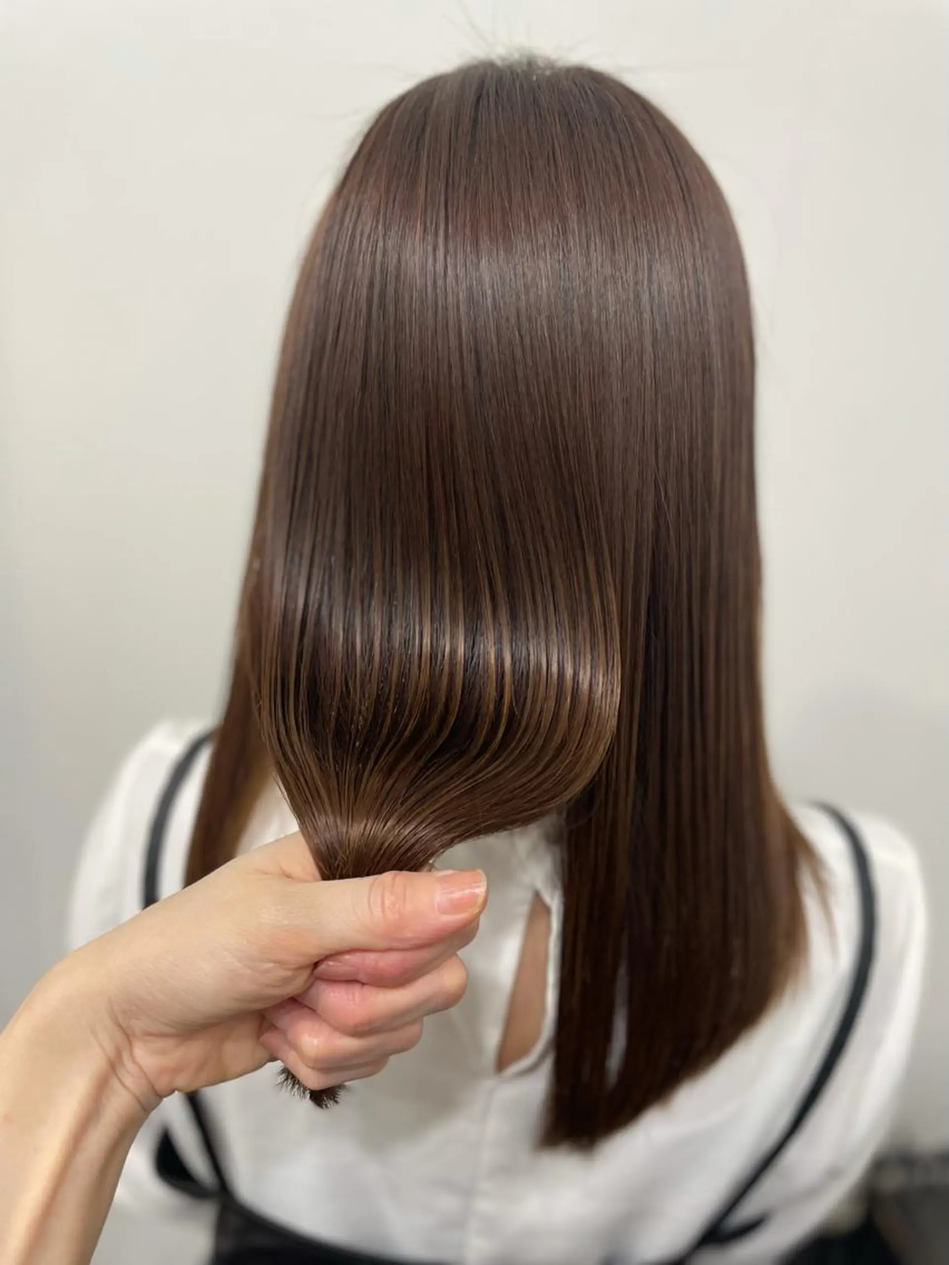 セミロング 髪質改善 トリートメント ヘアカラー トリートメント ヘアセット 【店長】ショート 似合わせ🦩相羽里美のヘアスタイル