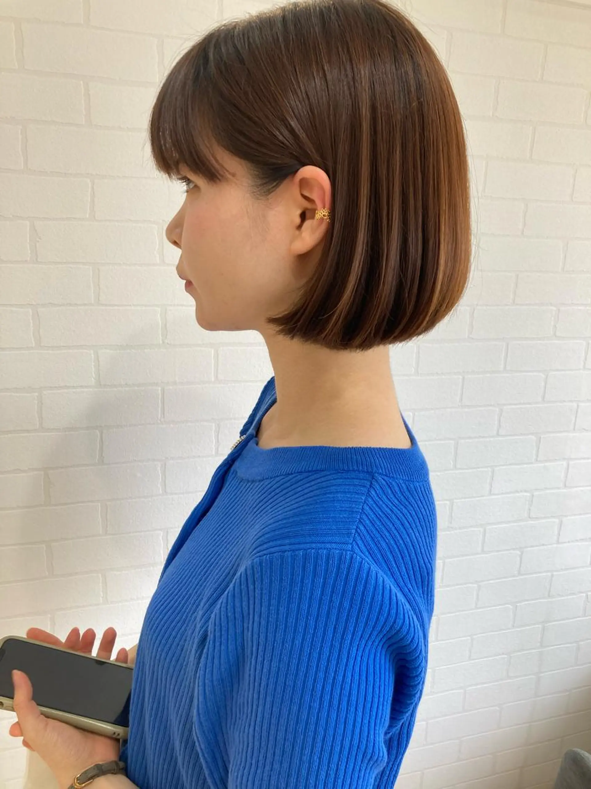 ショート カラー カット ヘアカラー トリートメント 韓国風⭐️くびれヘア 🍀高津かえでのヘアスタイル