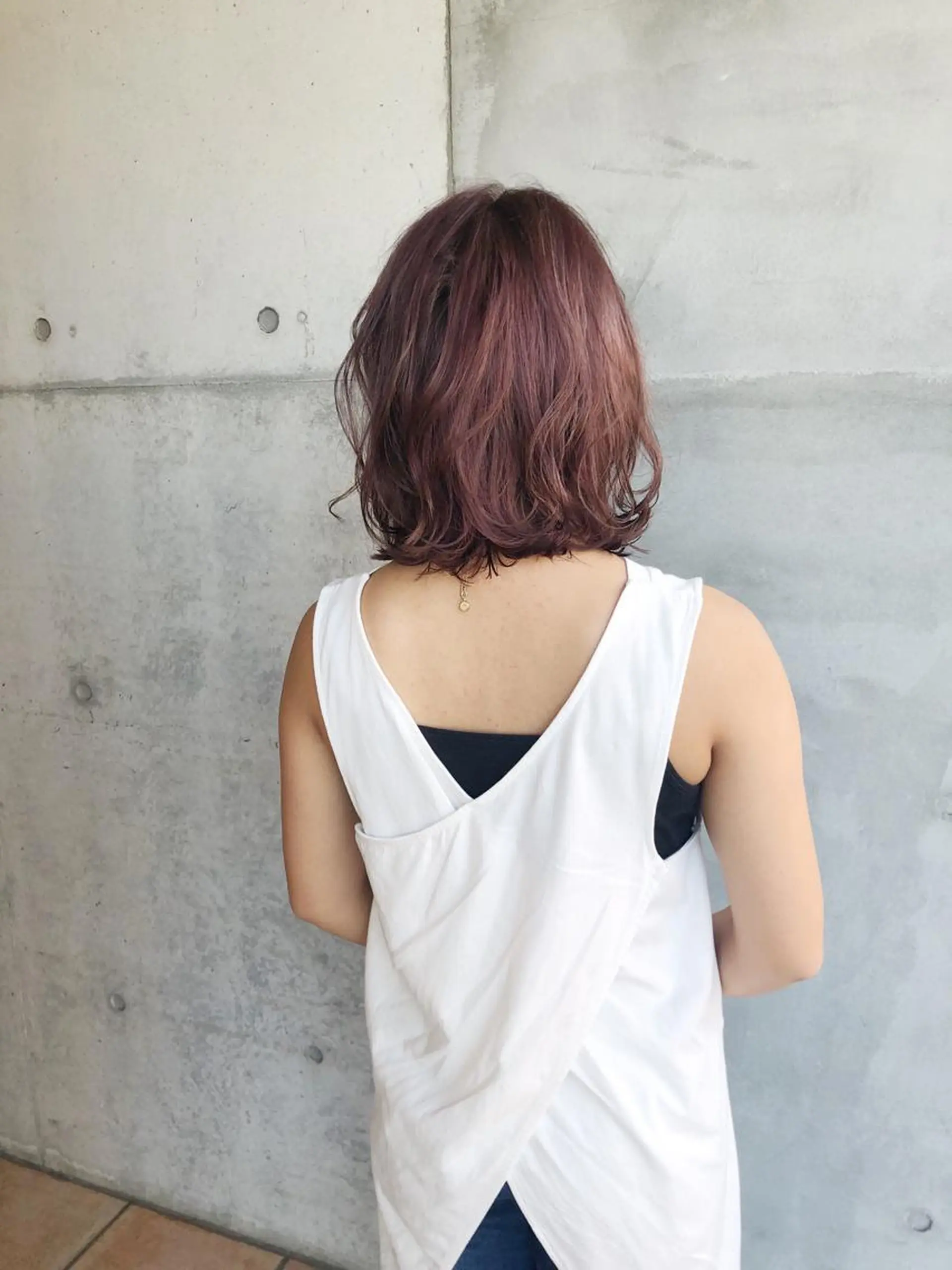 ショート カラー パーマ ヘアカラー 吉田 明弘のヘアスタイル