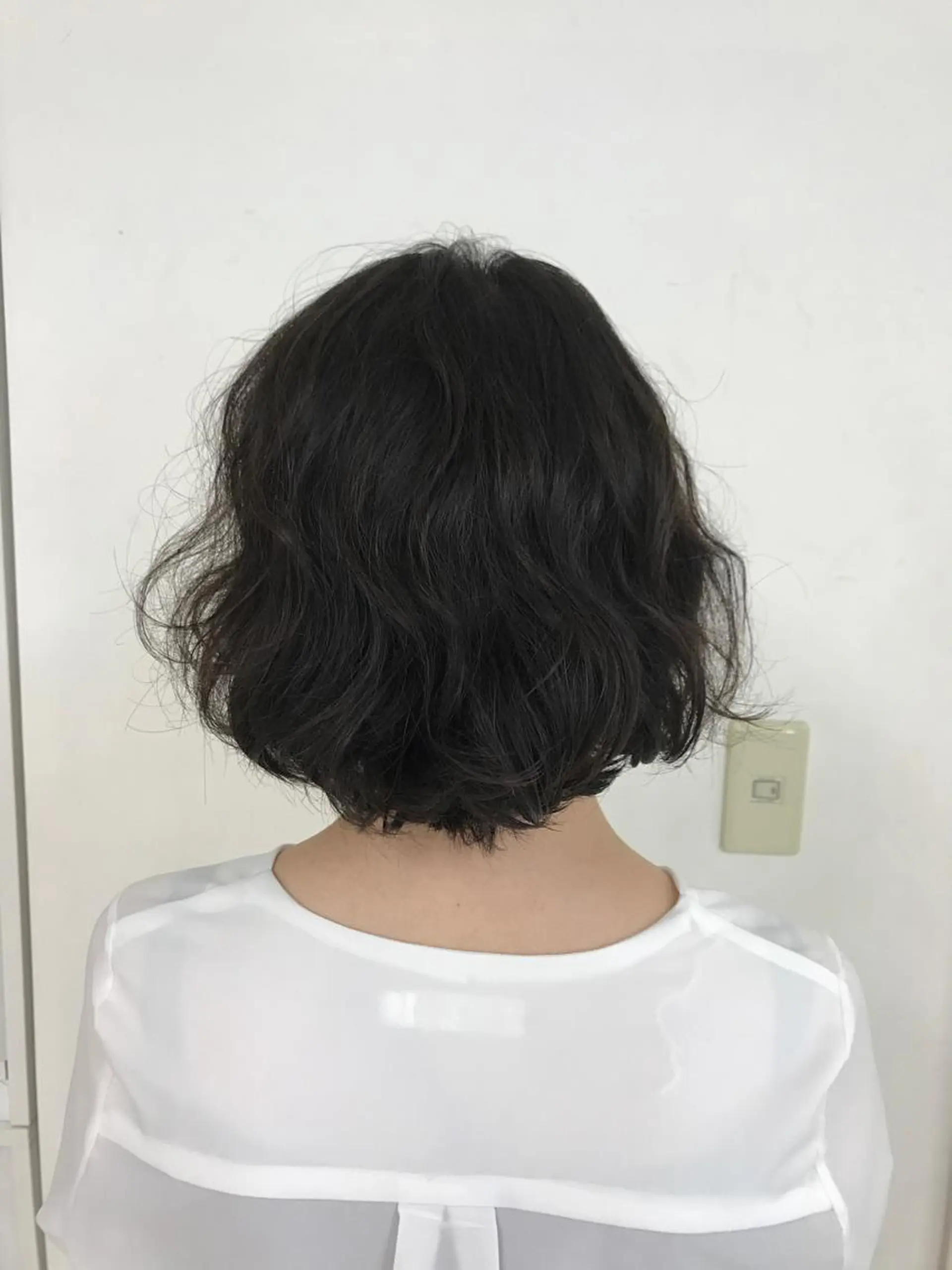 ショート パーマ 大石 さやかのヘアスタイル