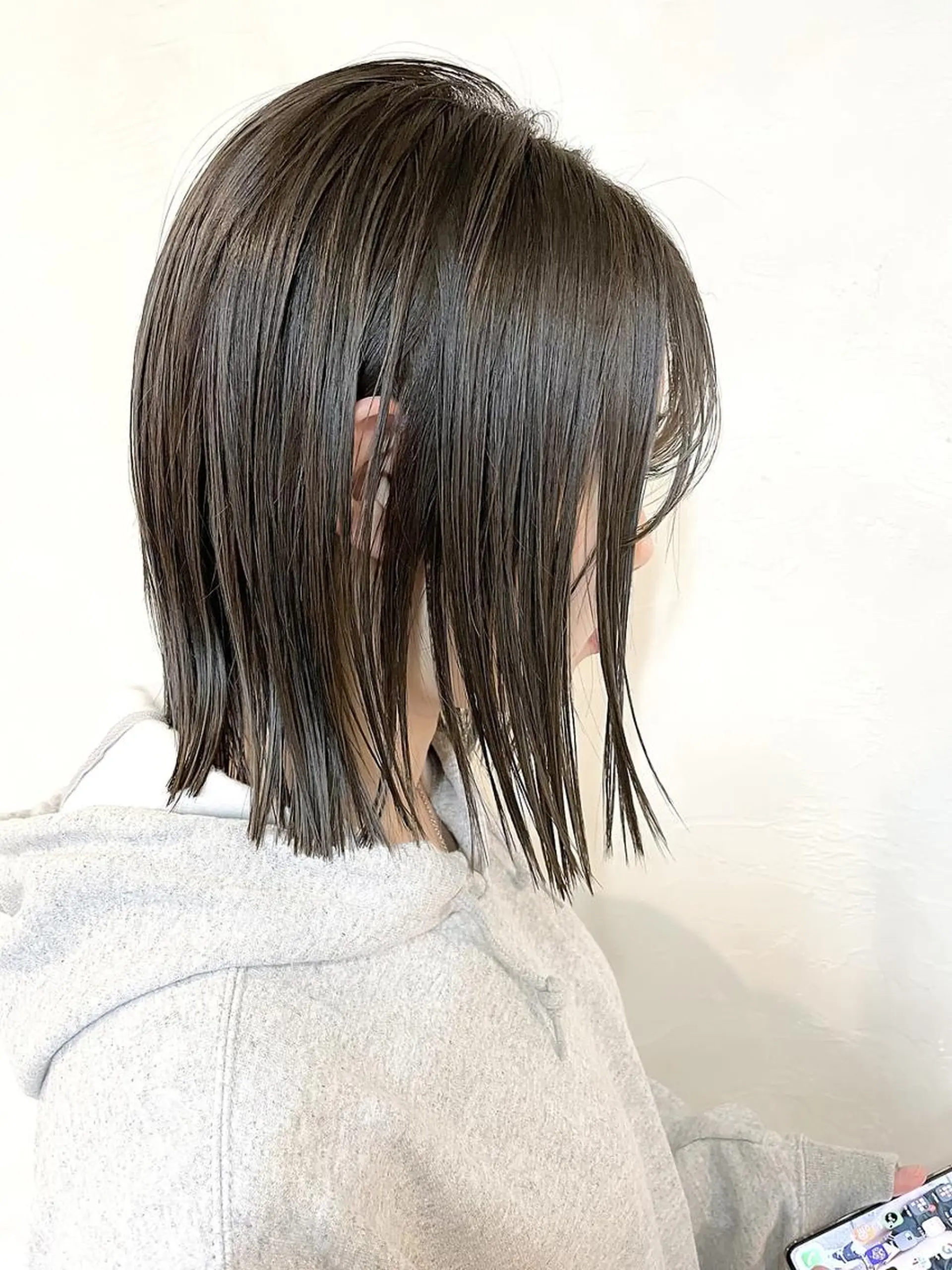 ショート カラー グレージュ ハイライトカラー ハイライト ANGELICA LABO 梅田店のヘアスタイル