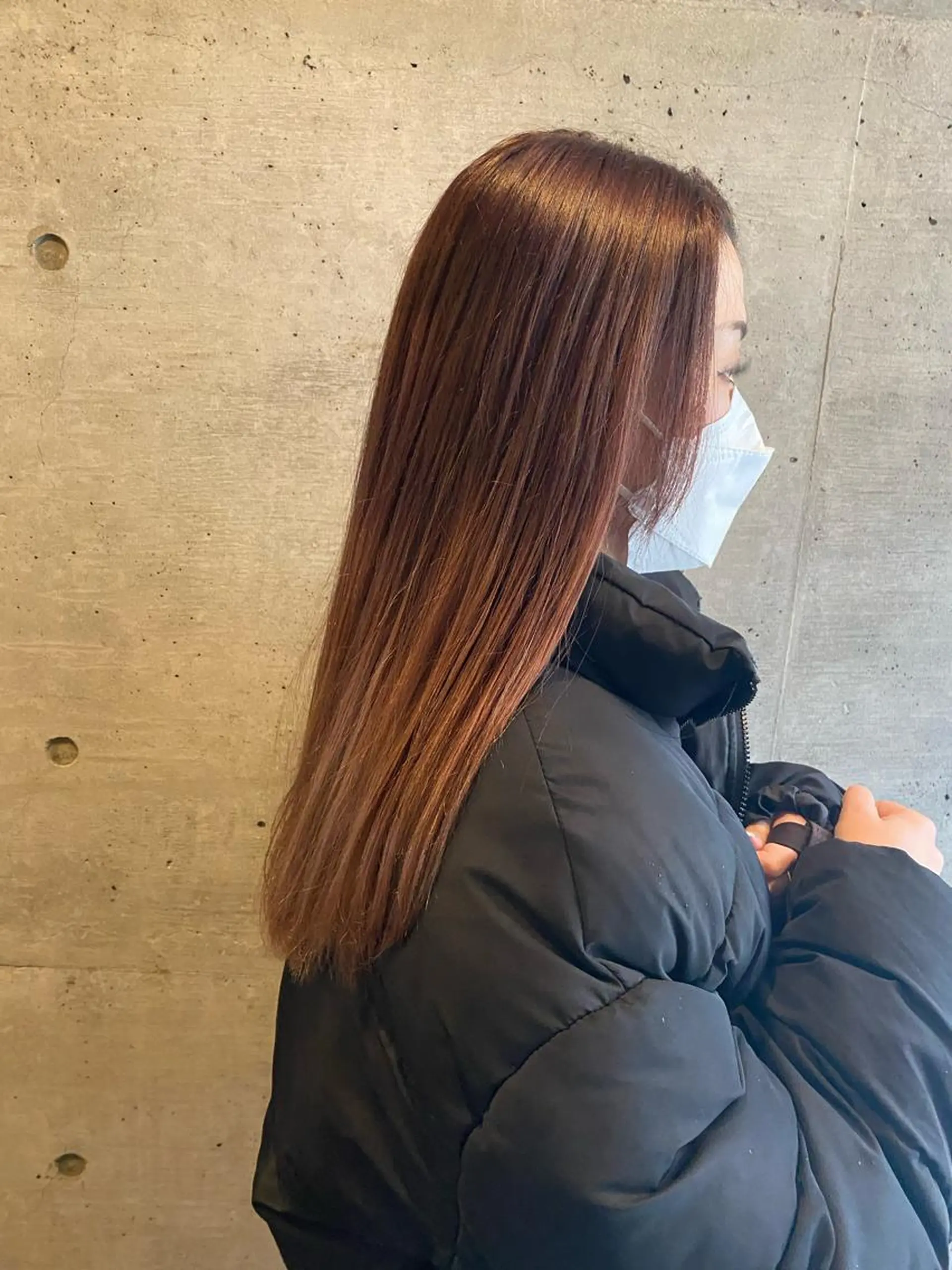 ロング カラー カット ヘアカラー トリートメント 後藤紗英/髪質改善 /オリーブベージュのヘアスタイル