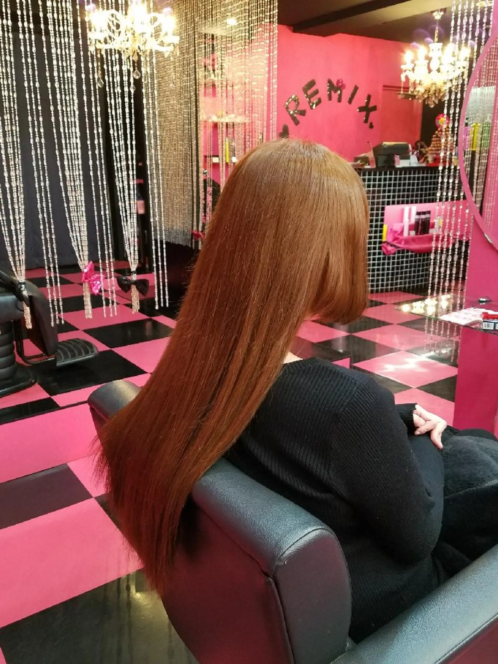 カラー ロング エクステ 姫カット REMIX　by　  Love　hairのヘアスタイル