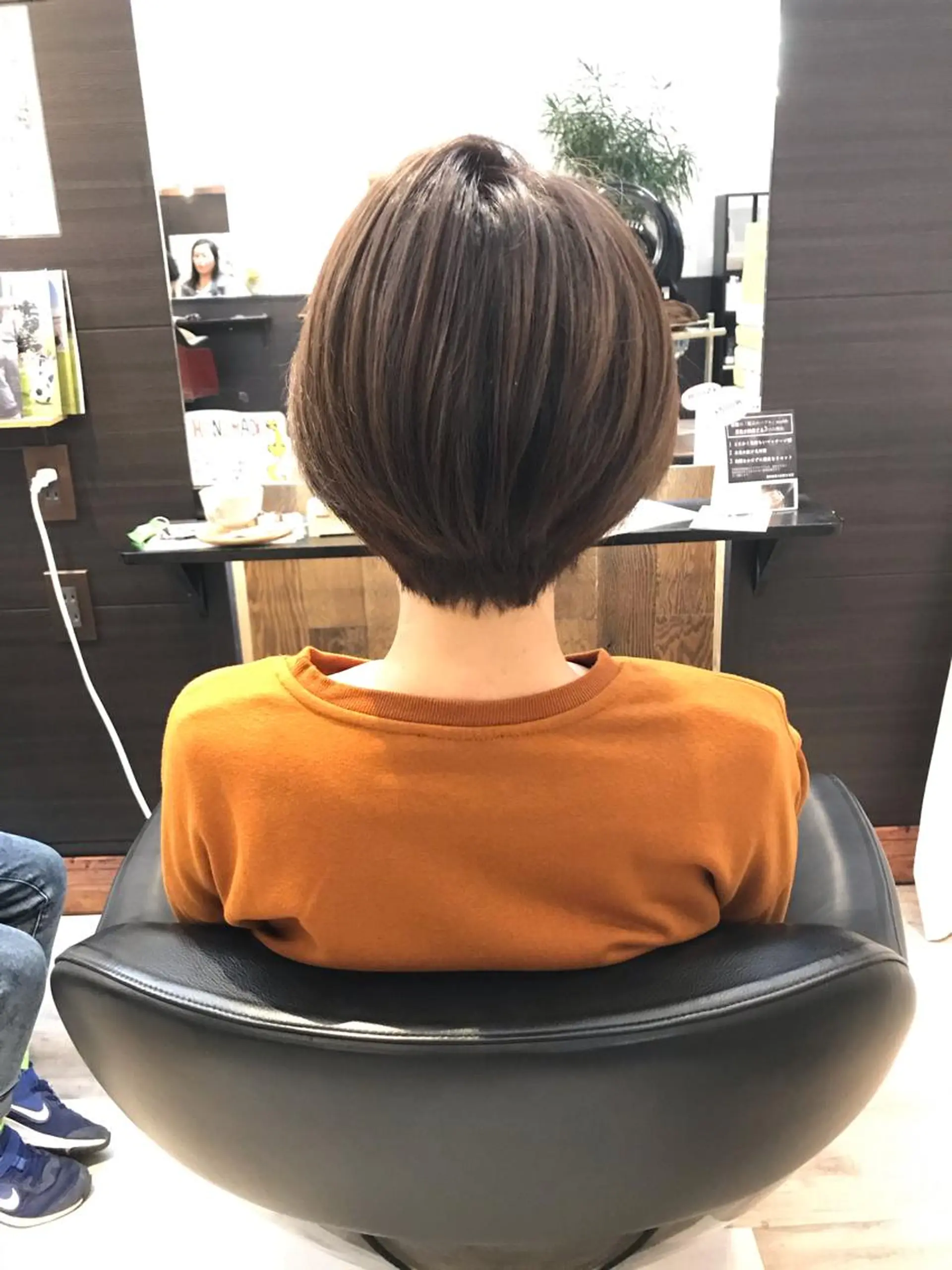 ショート カラー ショートヘア 正分 真美のヘアスタイル