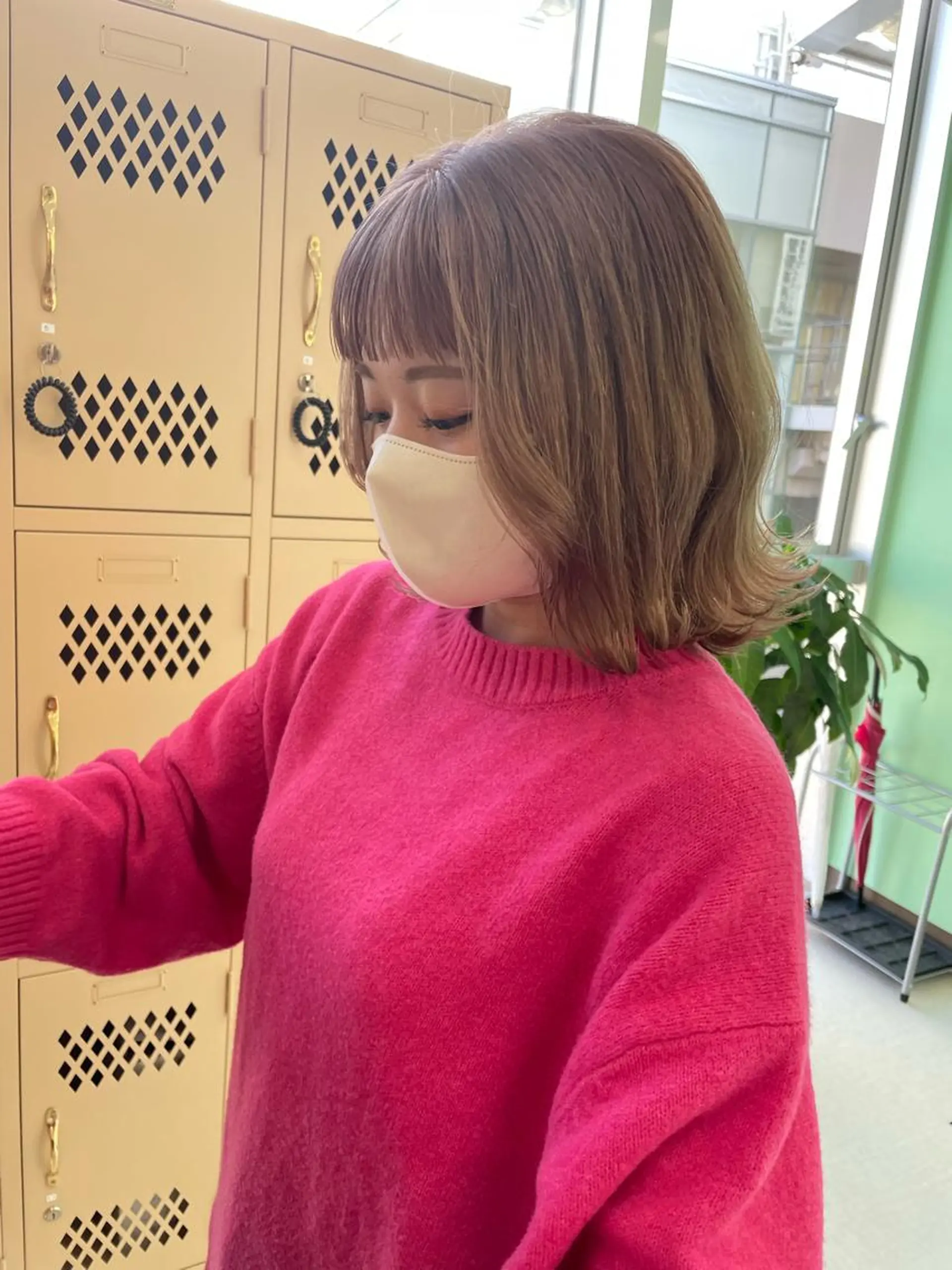 ショート カラー 韓国ヘア/レイヤー/ ツヤカラー/ Aiのヘアスタイル