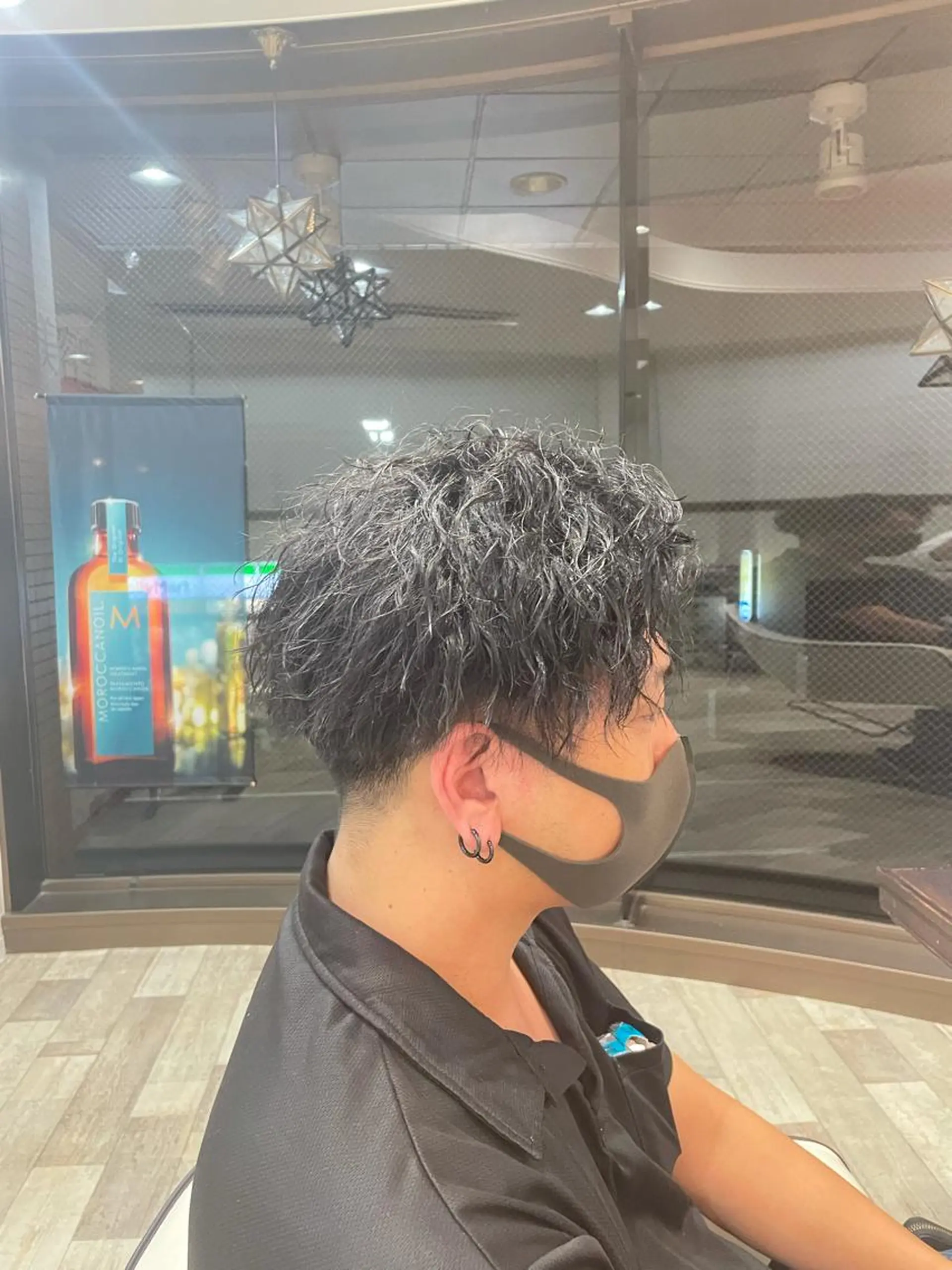 ショート パーマ 坂上 広樹のヘアスタイル