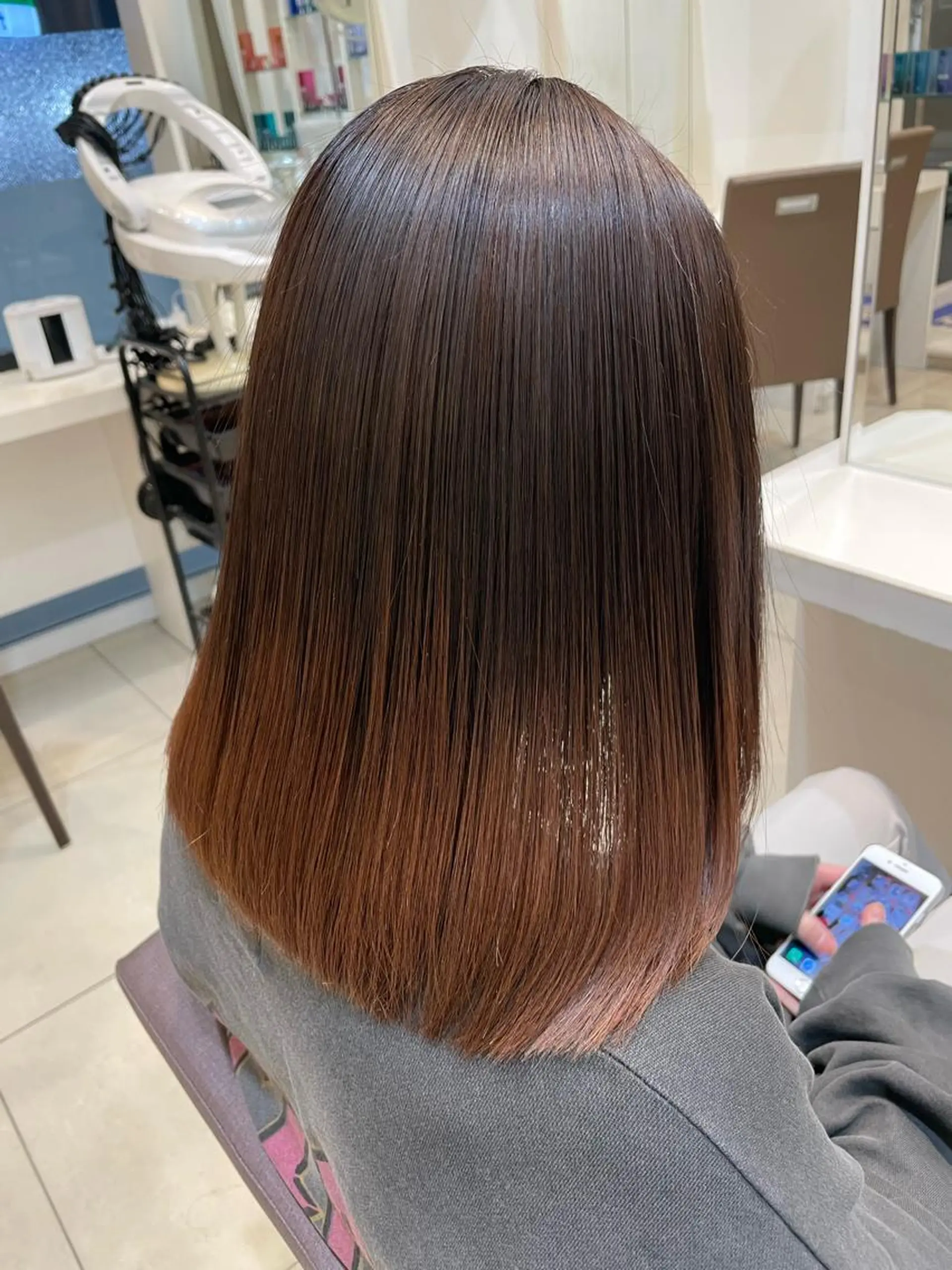 セミロング ブリーチ/デザイン 💎ryuyaのヘアスタイル