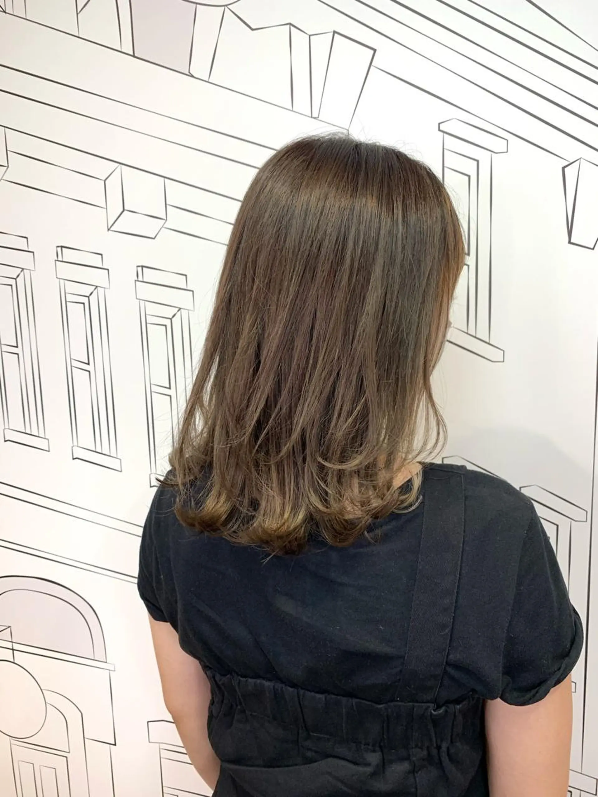 ミディアム 坪井 彰吾のヘアスタイル