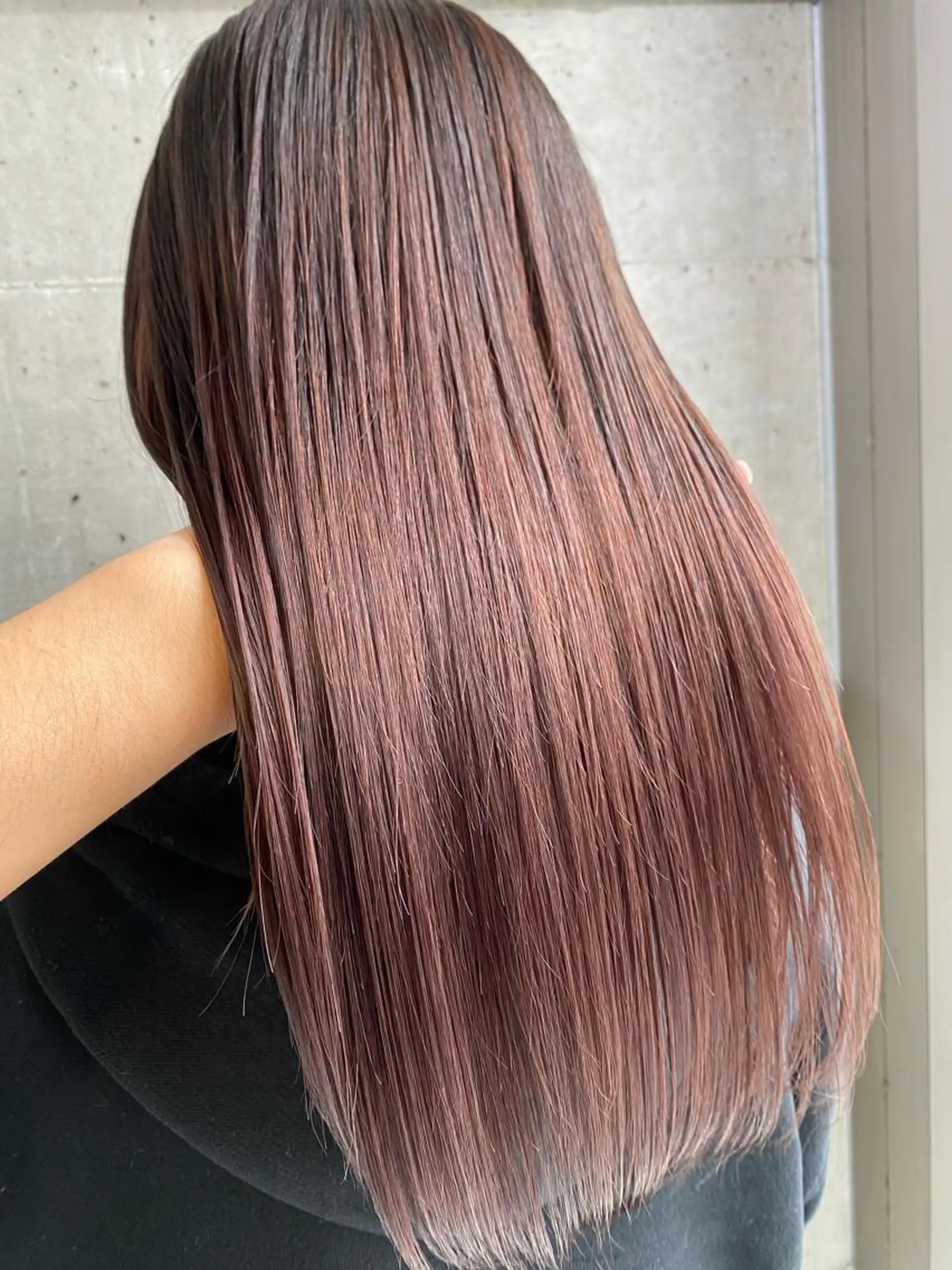 ロング カラー トリートメント 大栗 佑也  髪質改善のヘアスタイル