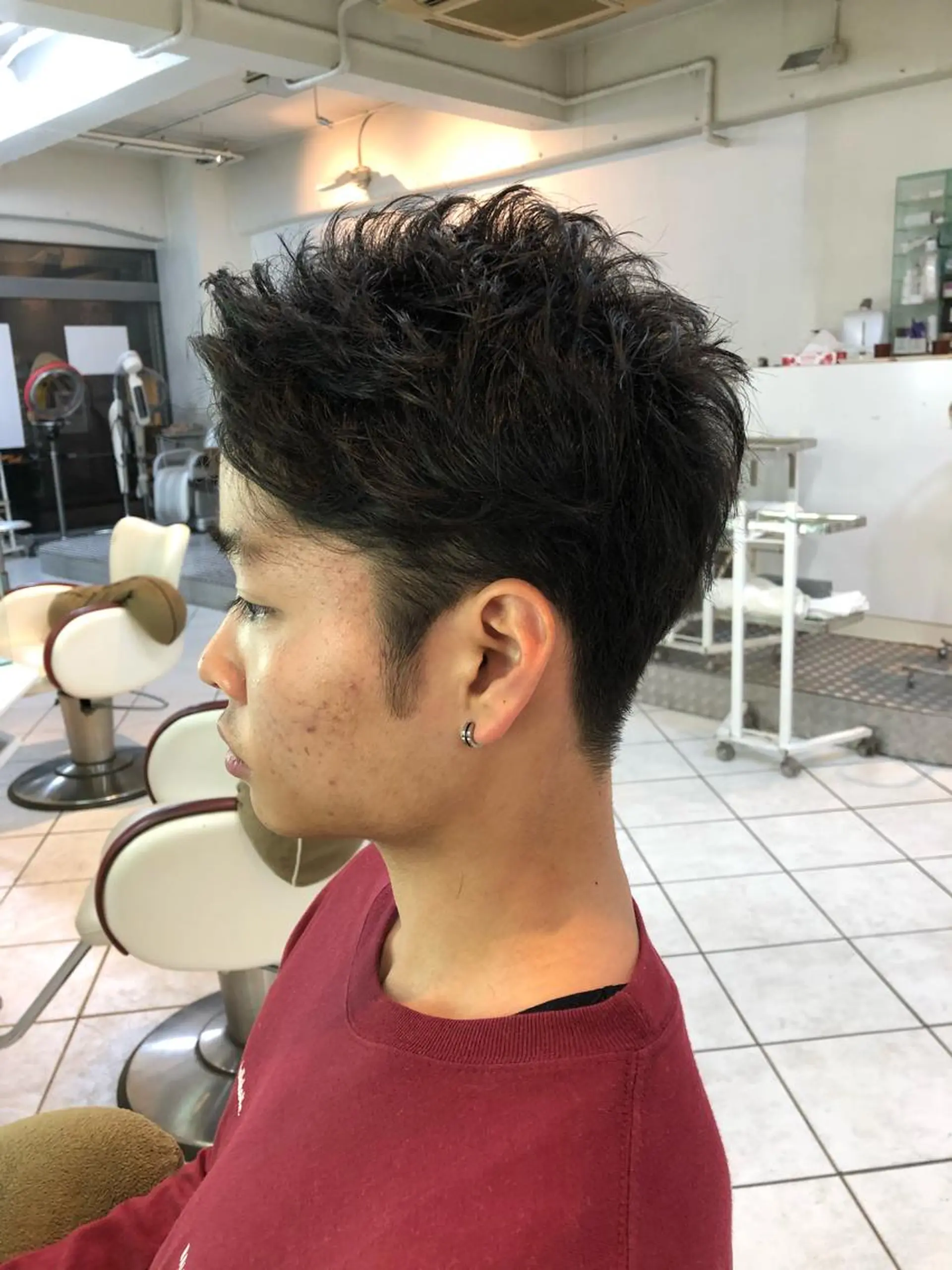 ショート メンズ 保住 亮太のヘアスタイル