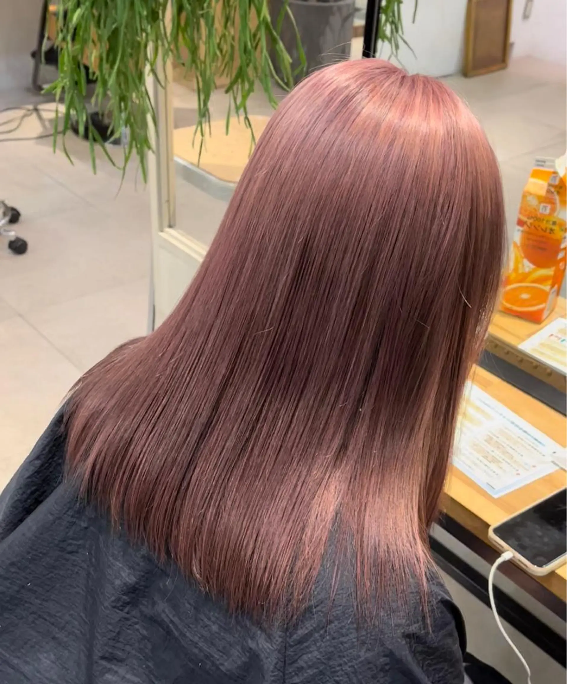 セミロング オリーブ/縮毛♡ Natsuno🩰のヘアスタイル