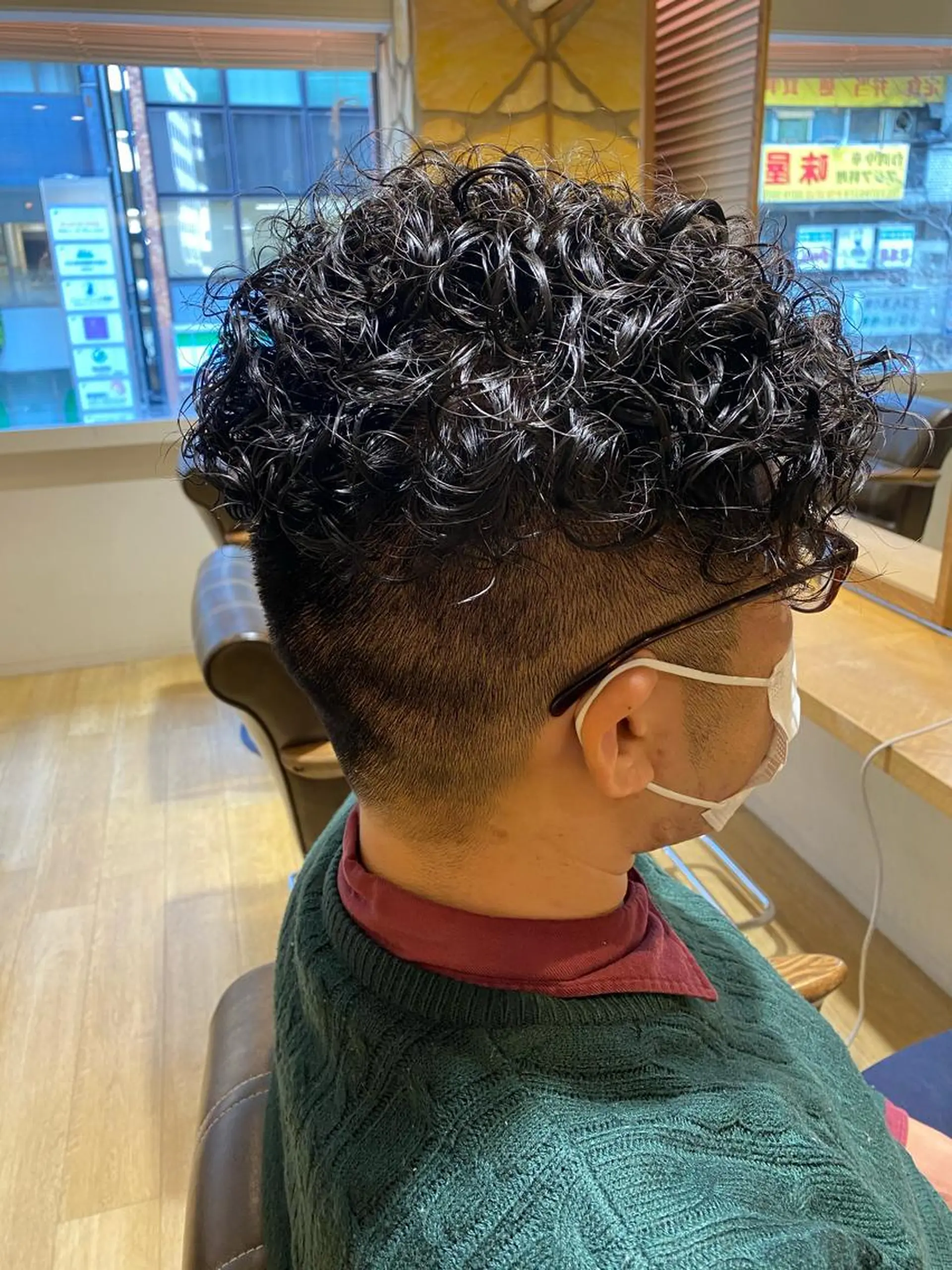 ショート メンズ カット パーマ kawabe maikoのヘアスタイル