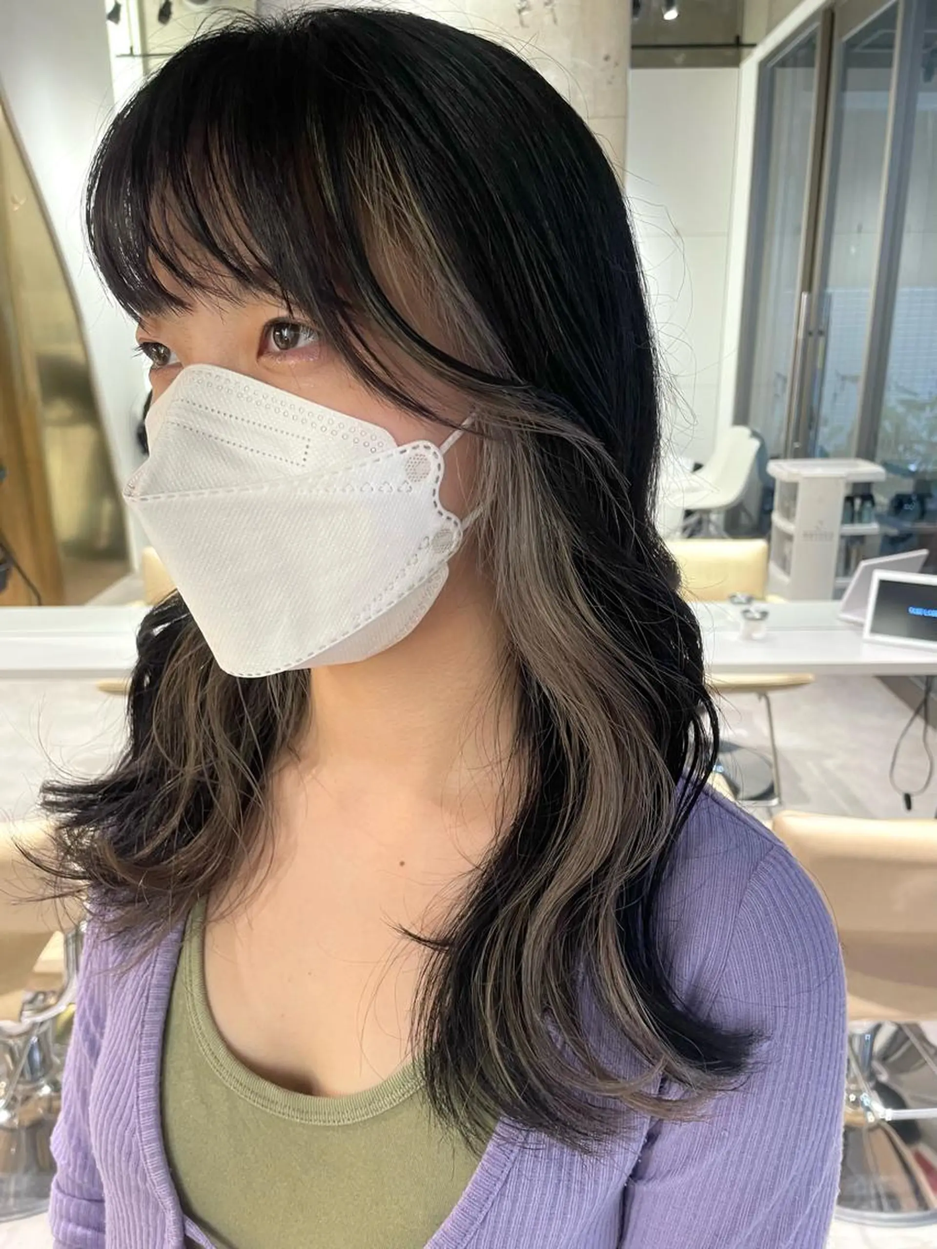 ロング カラー パーマ カット ヘアカラー トリートメント ☀️海外レイヤー 🇺🇸/ヒナコのヘアスタイル