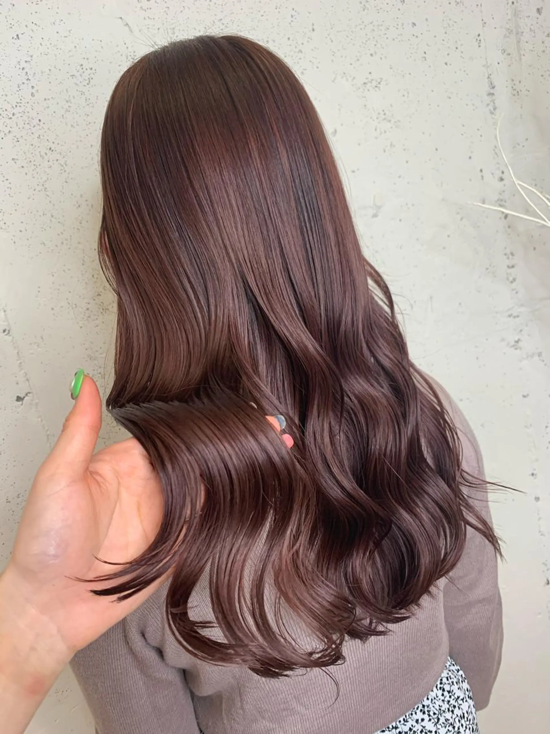 ロング カラー カット ヘアカラー トリートメント 透明感ハイトーン🦄 キラ🌈のヘアスタイル