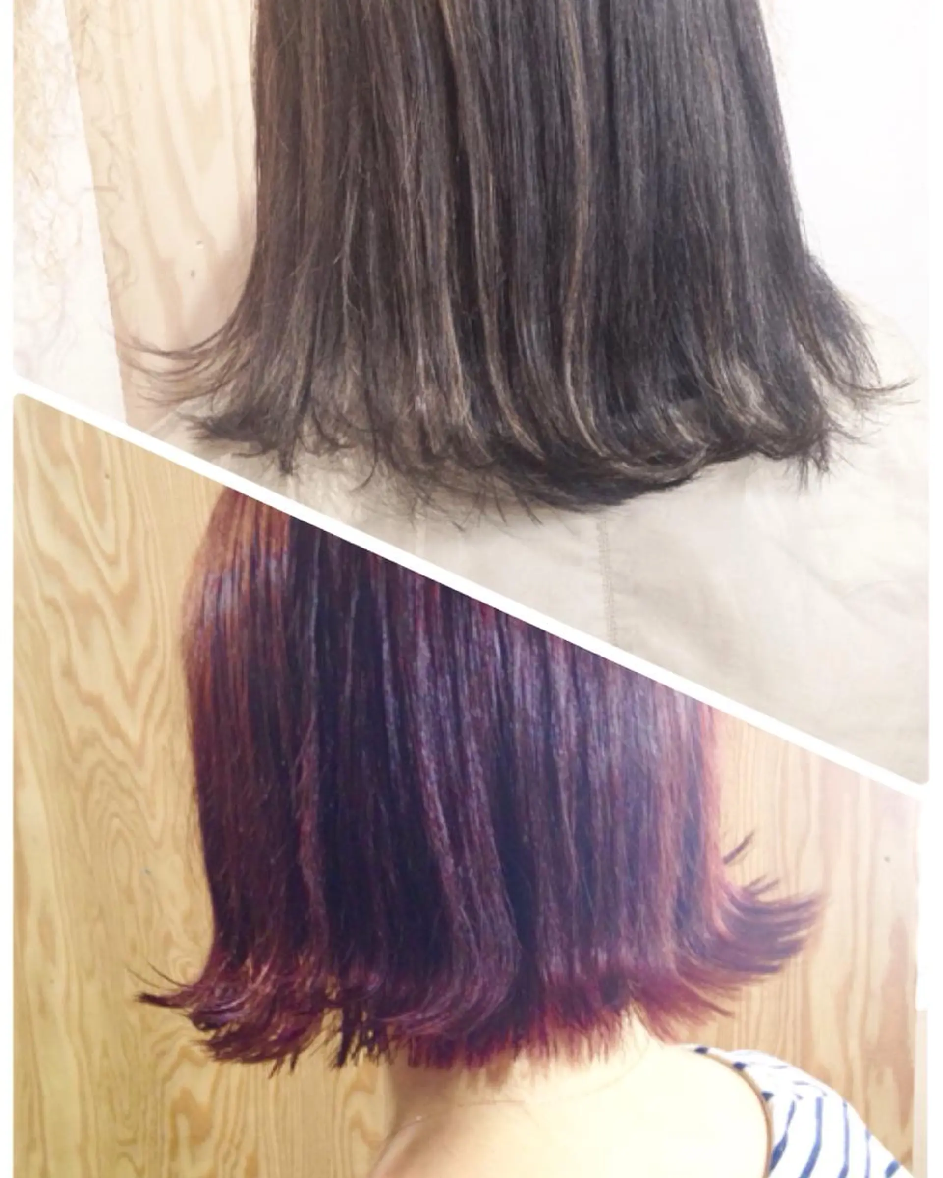 ミディアム カラー アッシュ レッドカラー 💎髪質改善💎 デザイナーshinのヘアスタイル