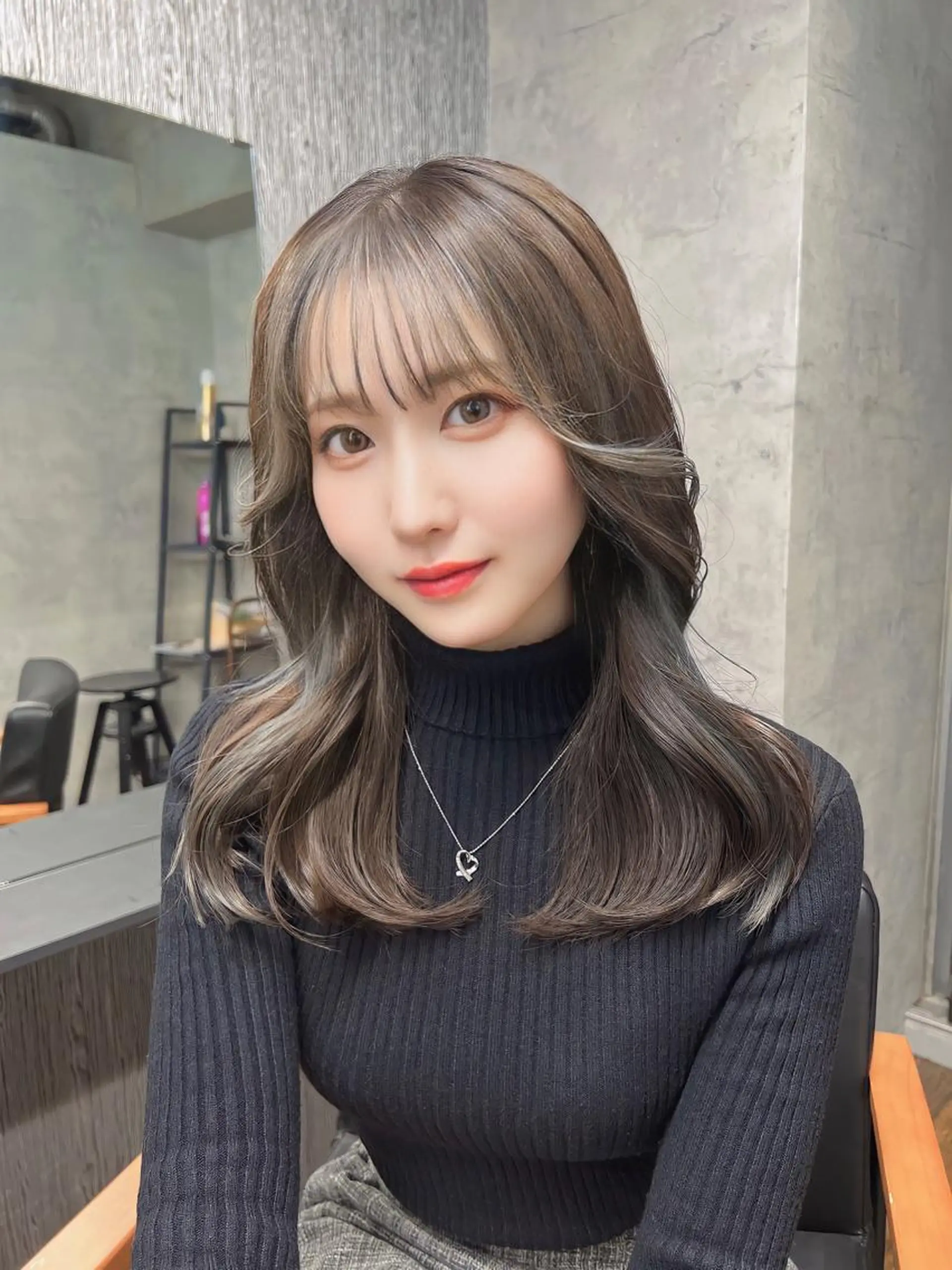ロング カラー 韓国レイヤー/ 顔周り💕田中将吾のヘアスタイル
