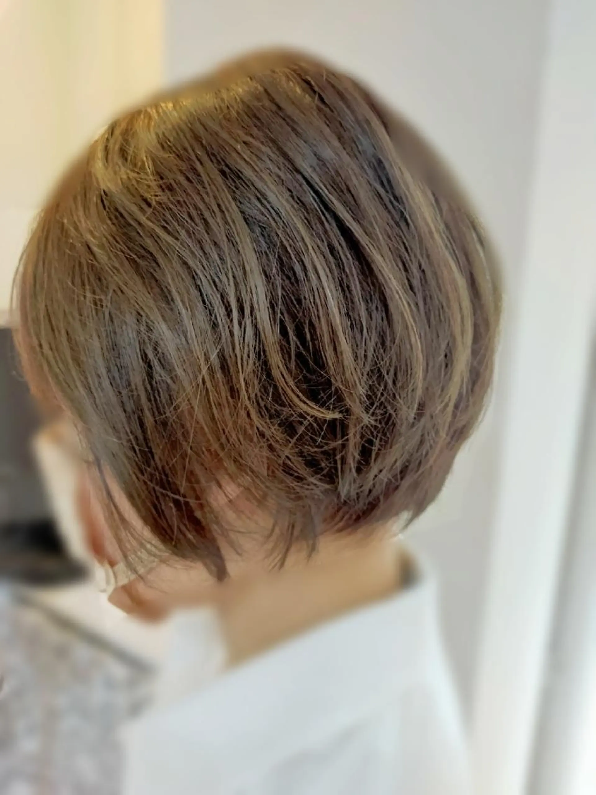 ショート カラー オリーブカラー ショートヘア Culumi クルミ 松井照雄/梅田茶屋町のヘアスタイル