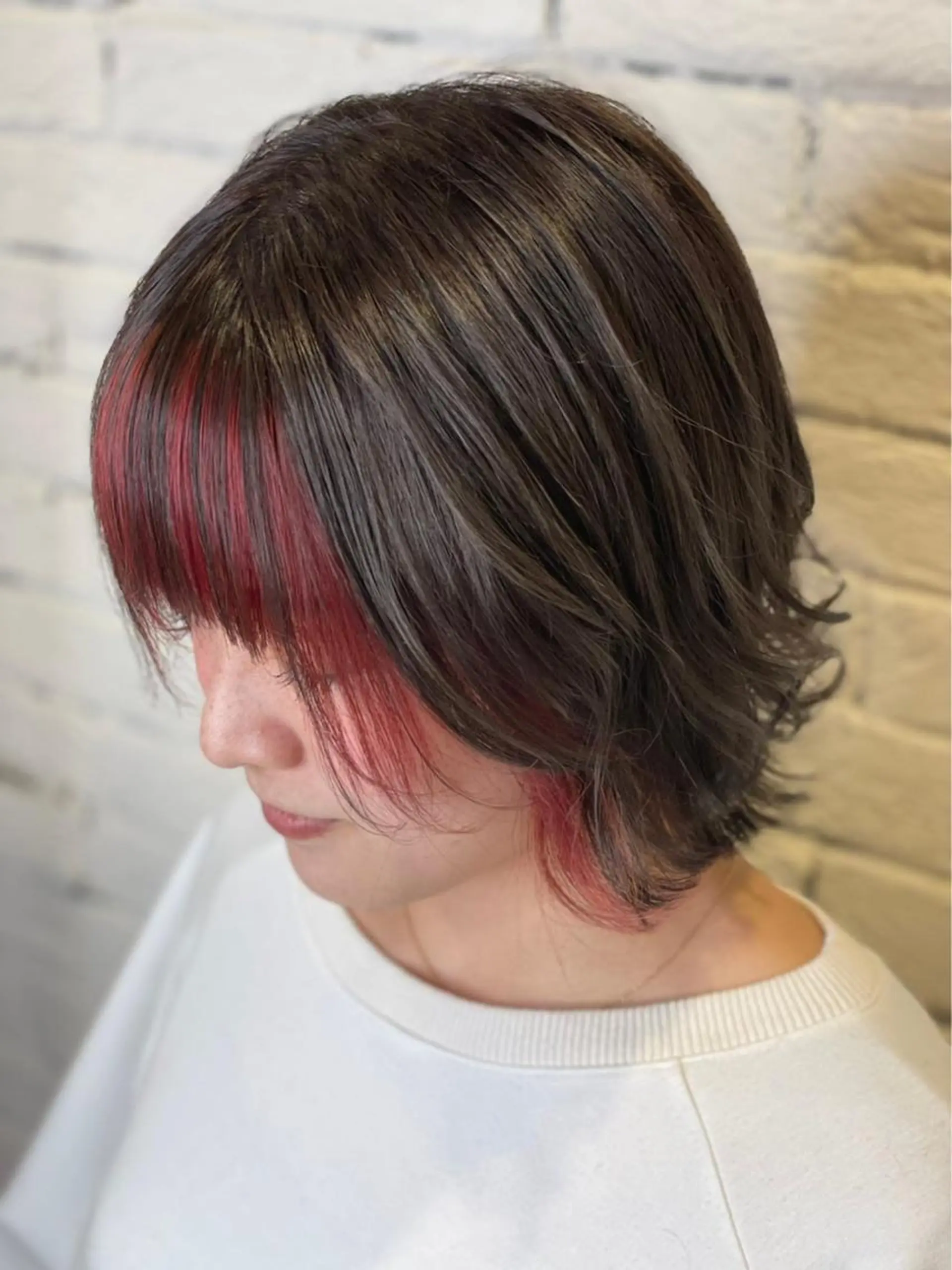 カラー 前田 輝のヘアスタイル