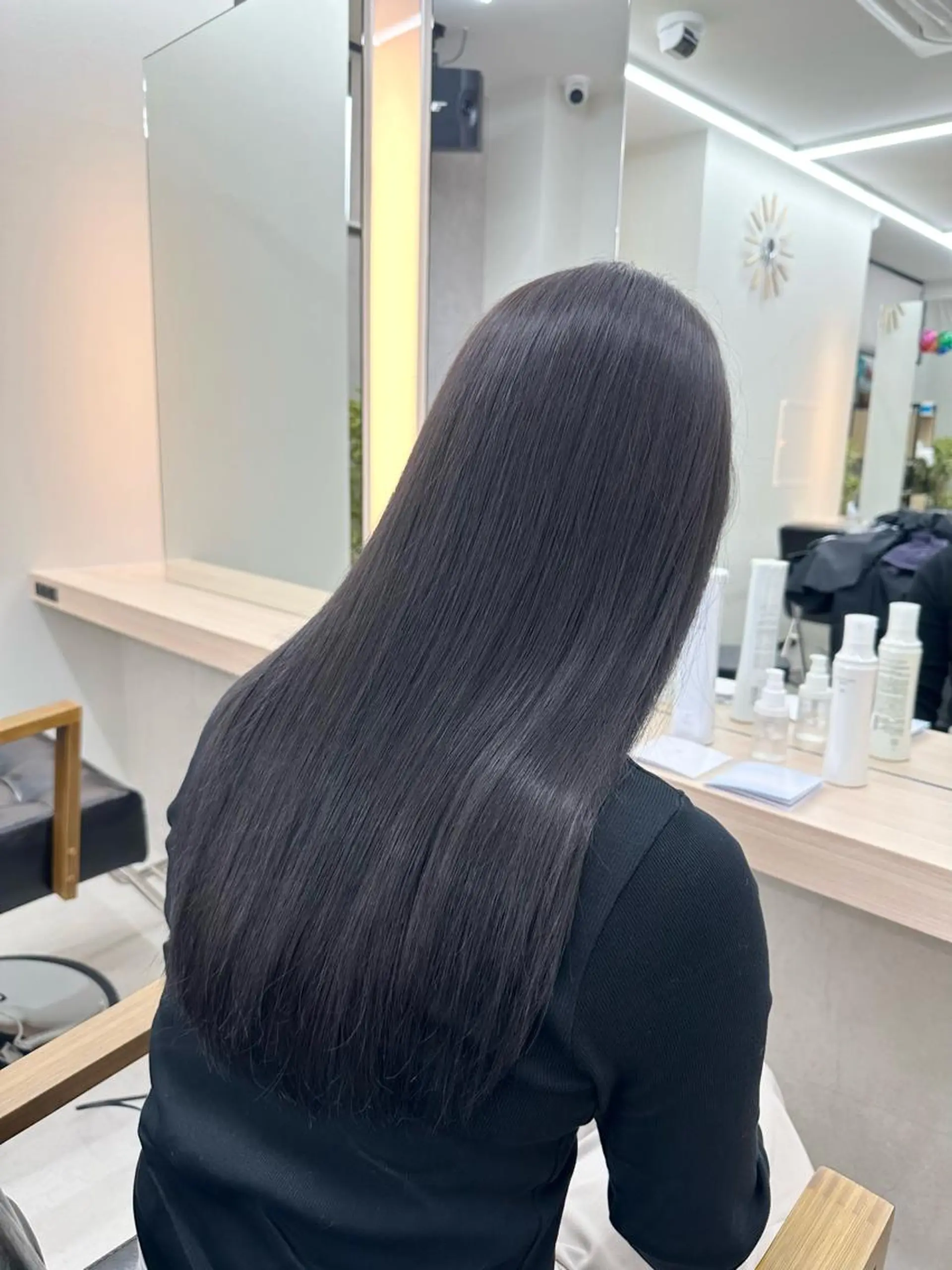 ロング 縮毛矯正 トリートメント 𝐑𝐲𝐮𝐤𝐢 【店長】ALEAPのヘアスタイル