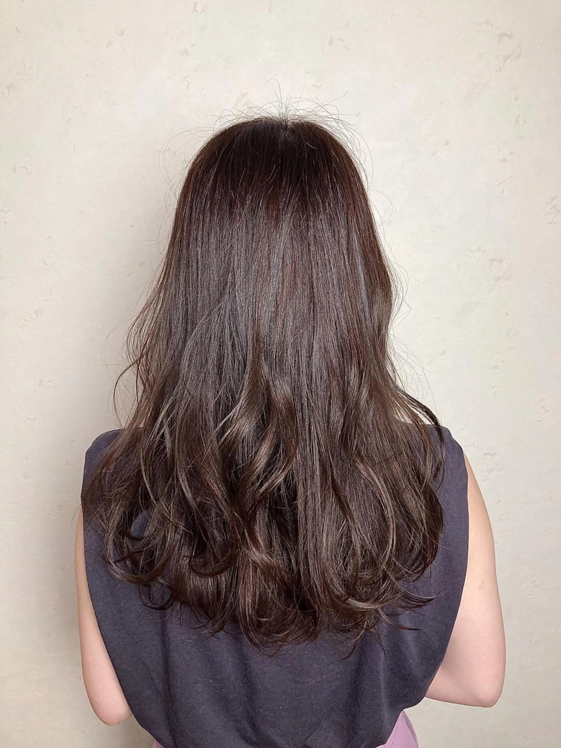 セミロング カット 池田 寿子のヘアスタイル