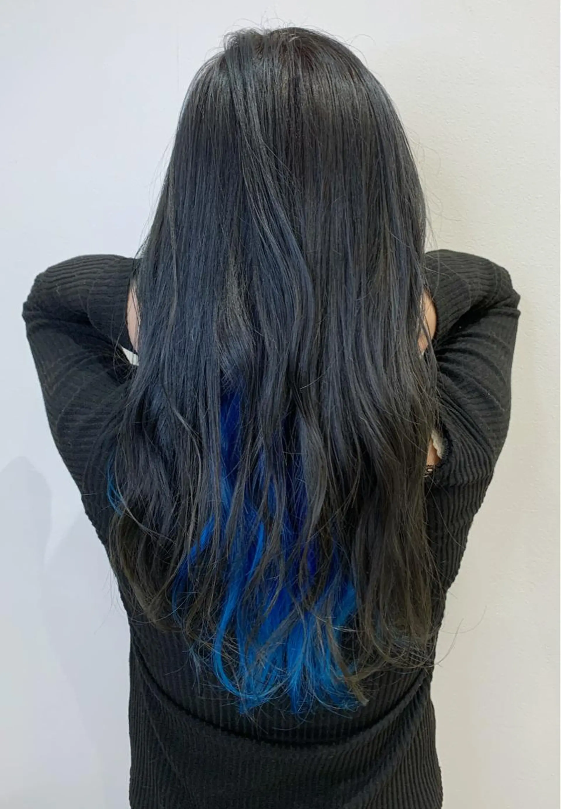 ロング カラー ブルーカラー インナーカラー Roid 代表✨HIROのヘアスタイル
