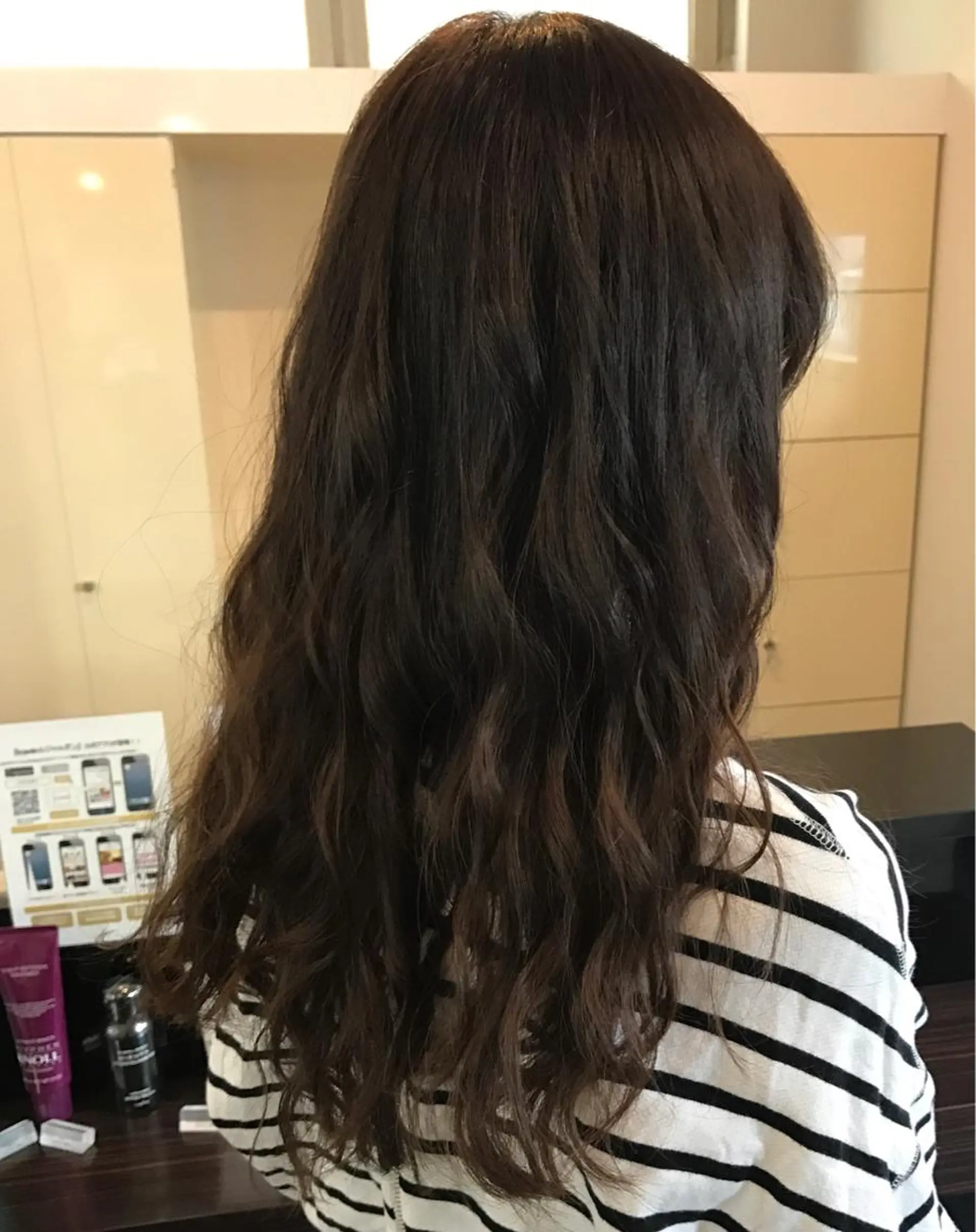 ロング カラー ヘアアレンジ アッシュ グラデーションカラー 烏山 達也のヘアスタイル