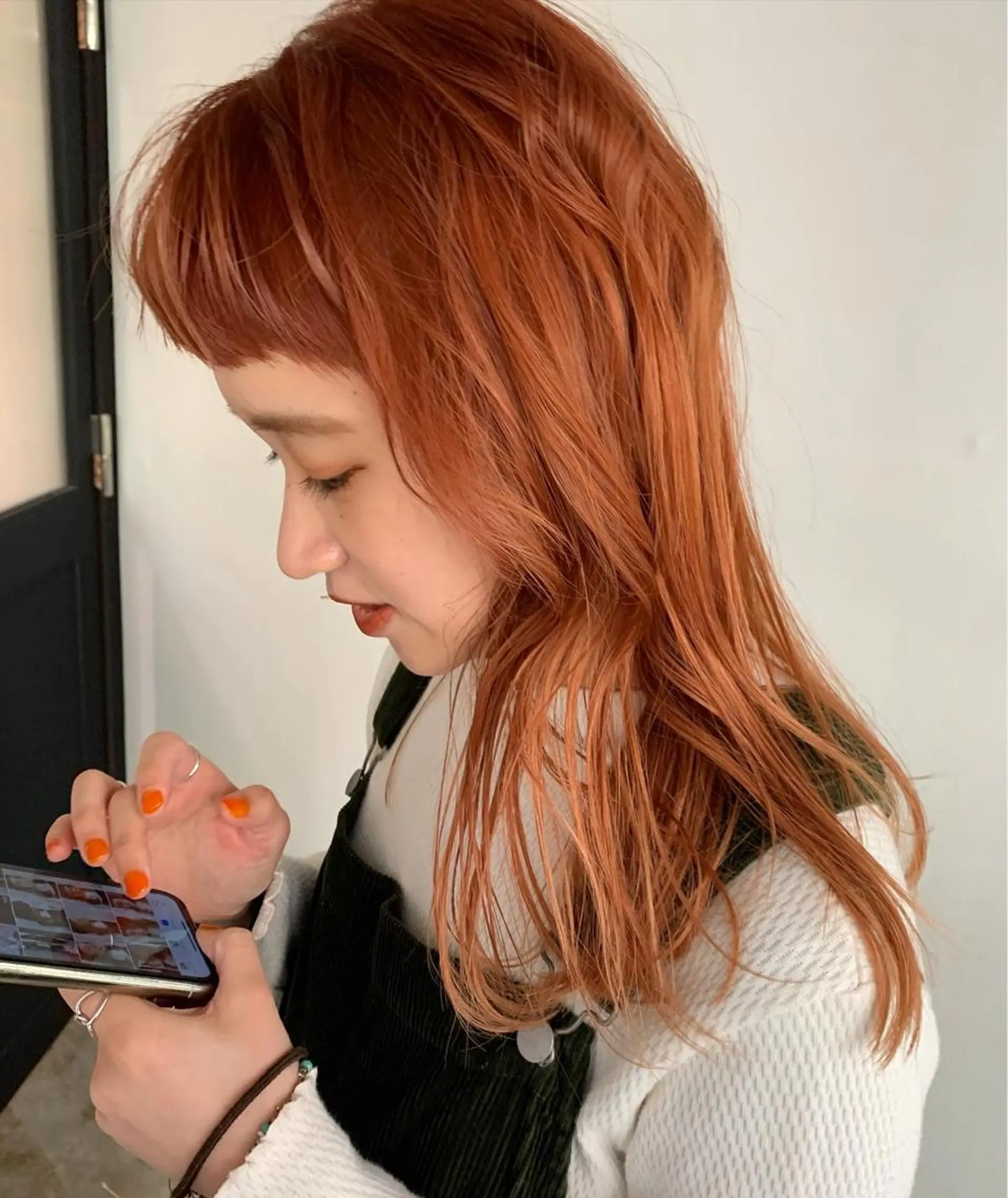 ロング 顔周りカット レイヤーカット LORENAO所属・柔らかいカラー🎀 rinaのヘアスタイル