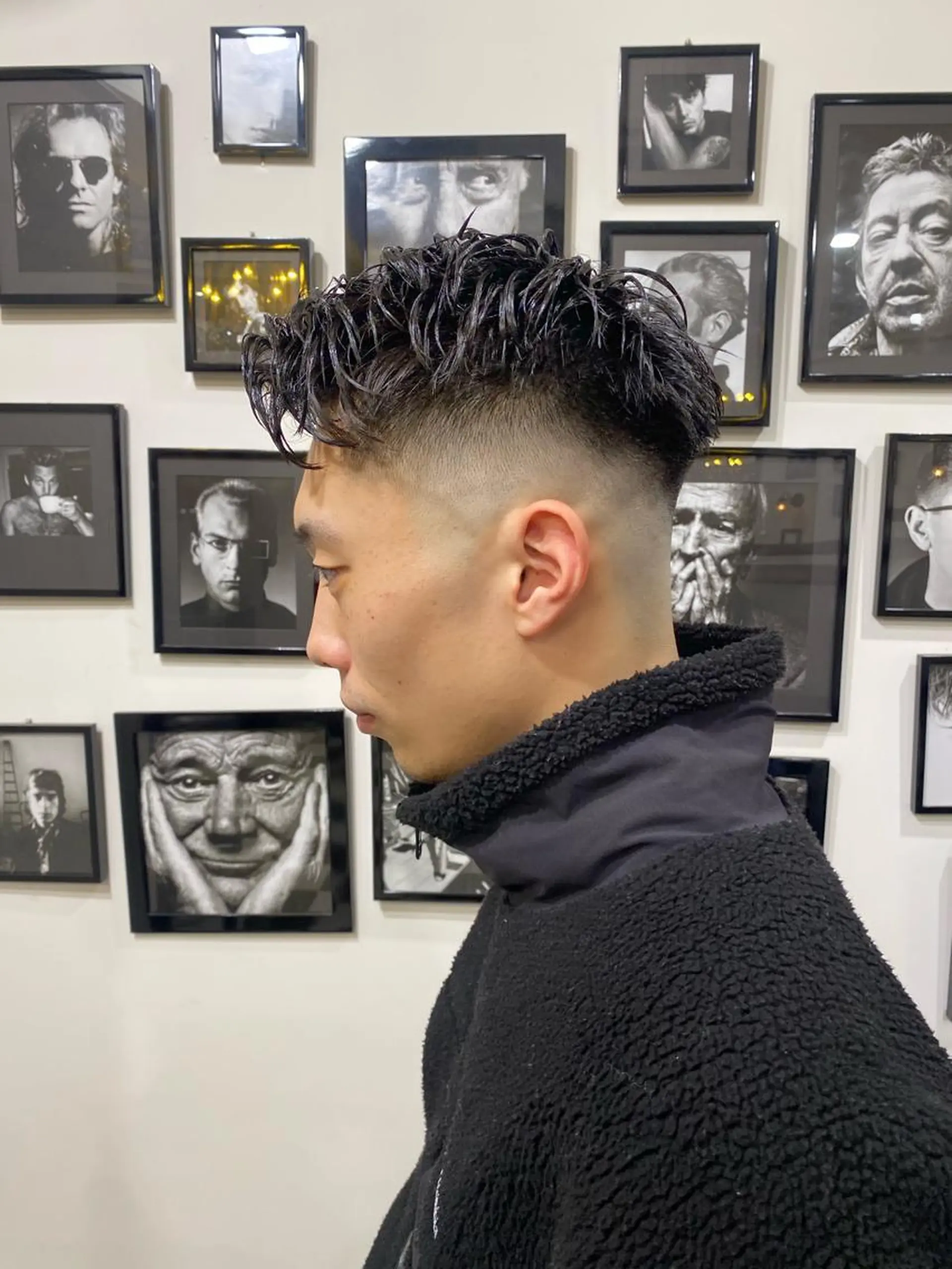 ショート メンズ ボブ  レイヤー 髪質改善  相澤晃希のヘアスタイル