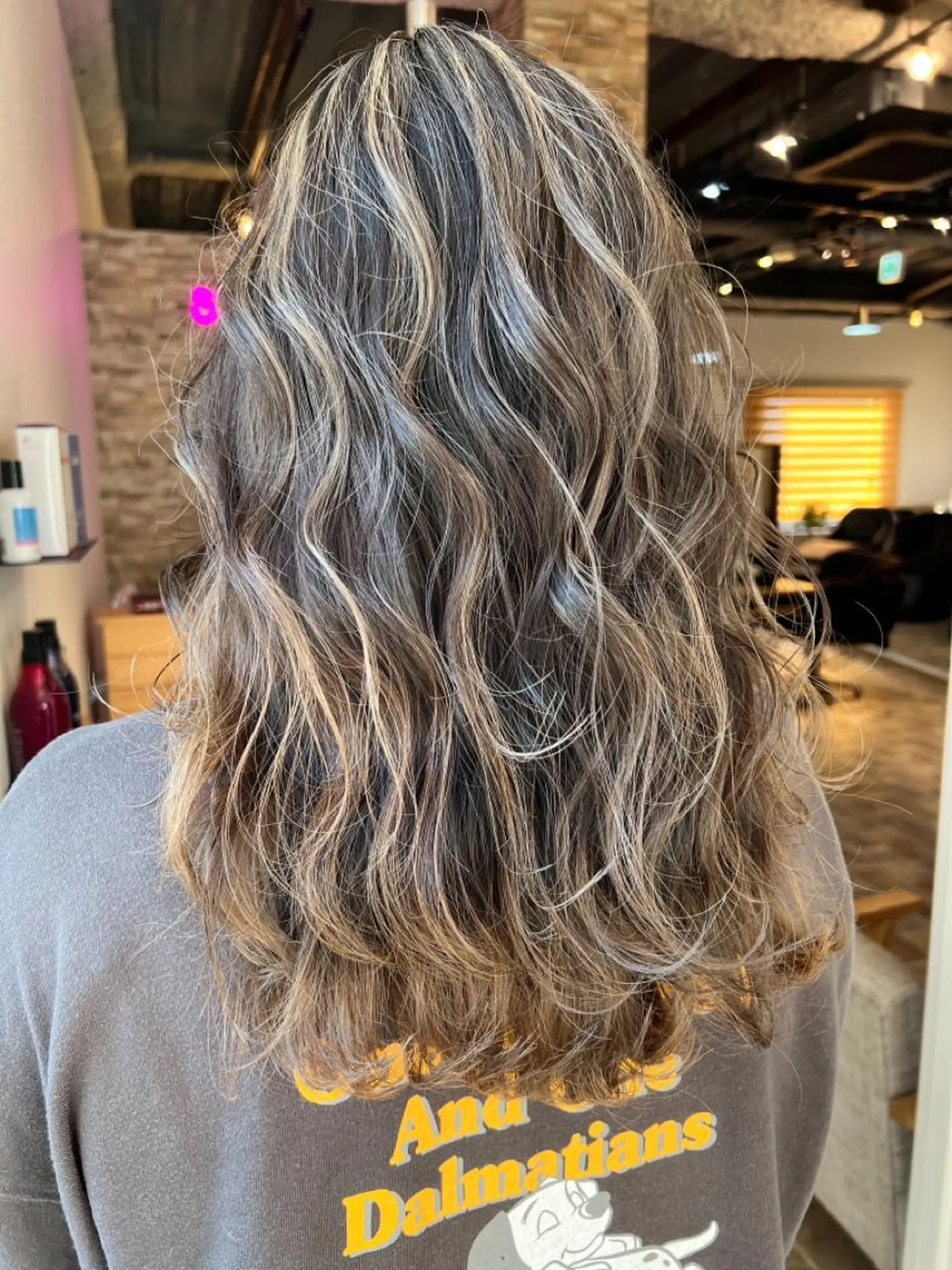 ロング カラー ヘアカラー ヘアカラー&縮毛矯正 STAR☆RIVERのヘアスタイル