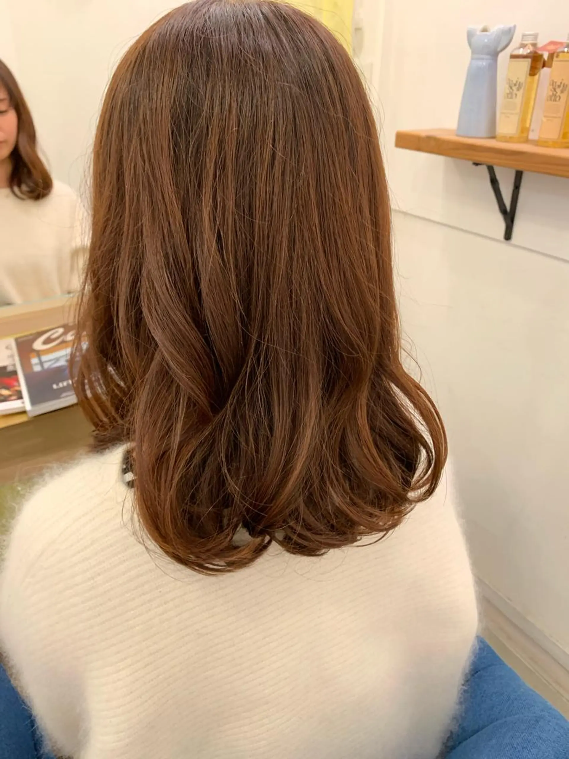 ロング カラー 【髪質改善】【美髪】 【ツヤ髪】ほしのちりのヘアスタイル