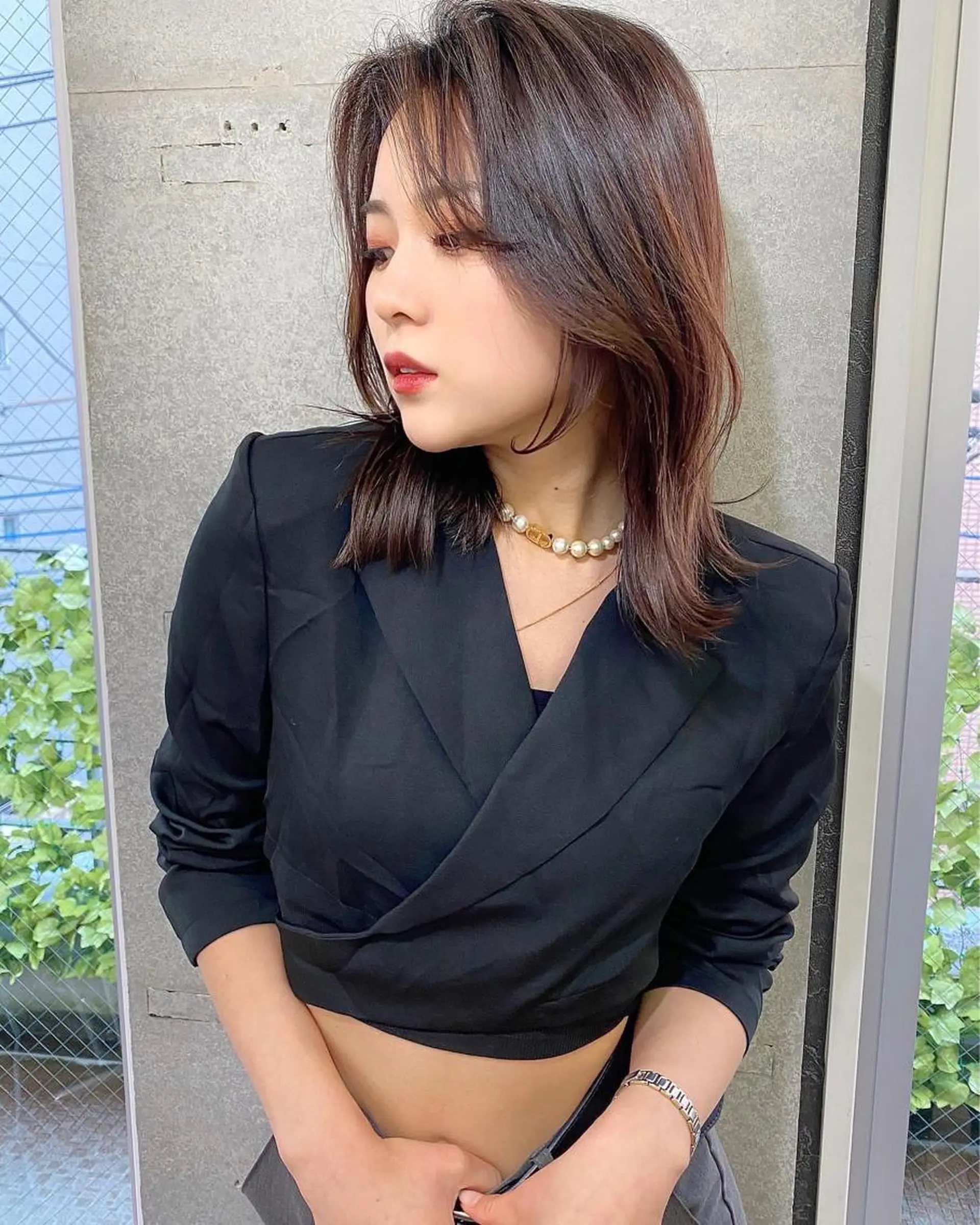 ミディアム カラー 似合わせレイヤー 🇰🇷荒木洋文のヘアスタイル