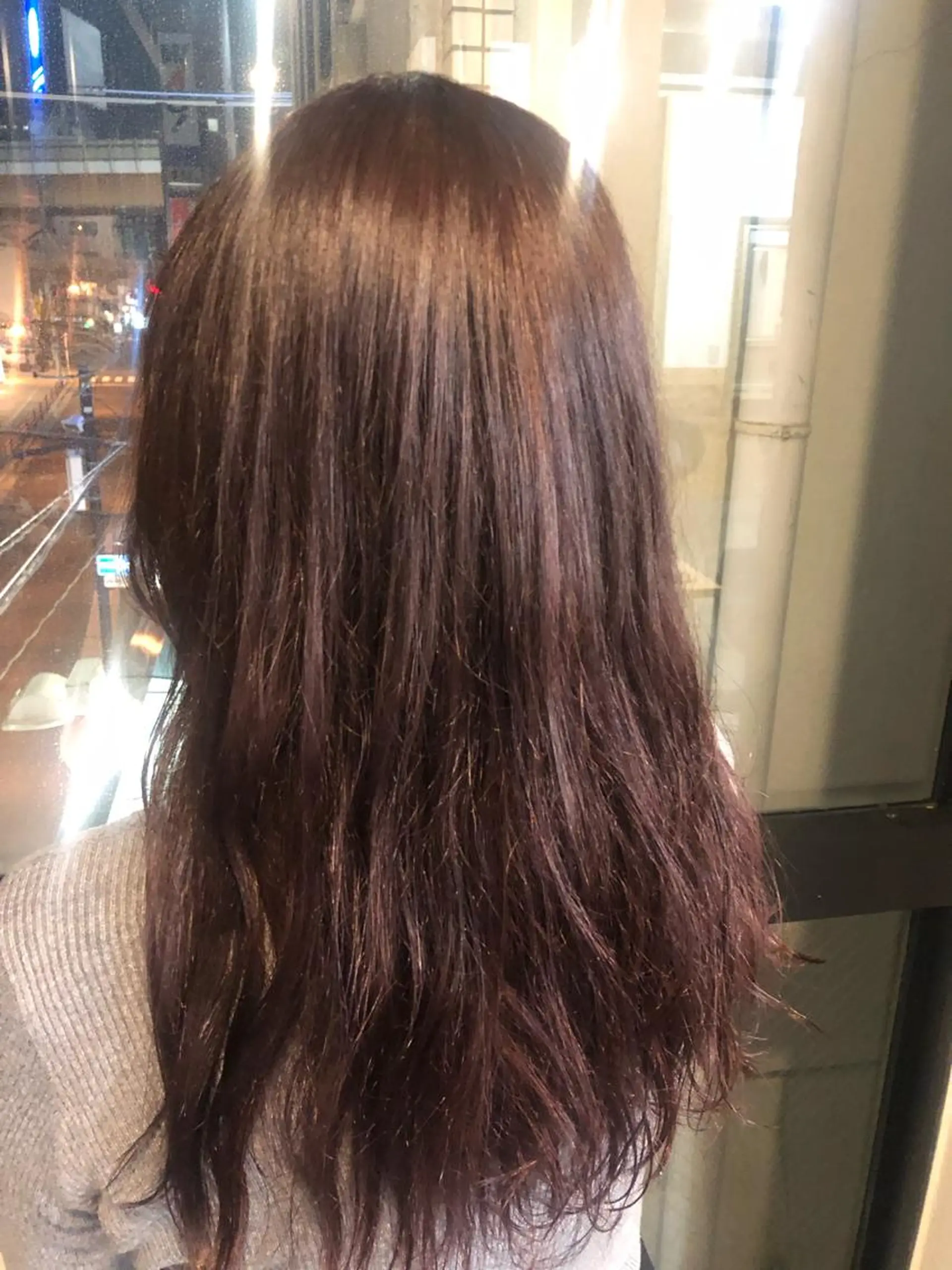 ミディアム カラー 髪質改善＆ブリーチ 伊勢　祐一郎のヘアスタイル