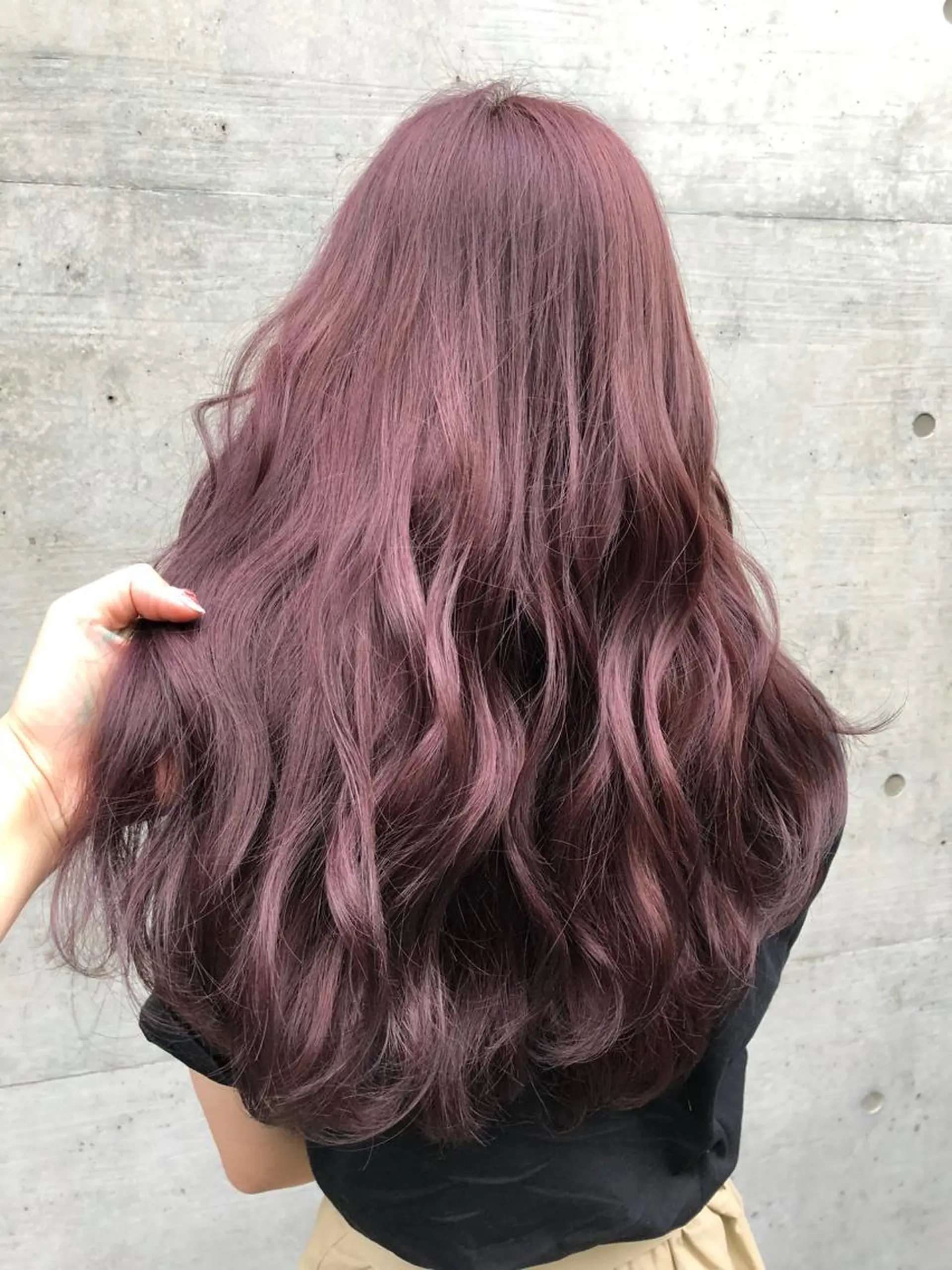 ロング カラー ヘアカラー トリートメント ヘアセット 韓国ヘア🤍髪質改善 🇰🇷AKANEのヘアスタイル