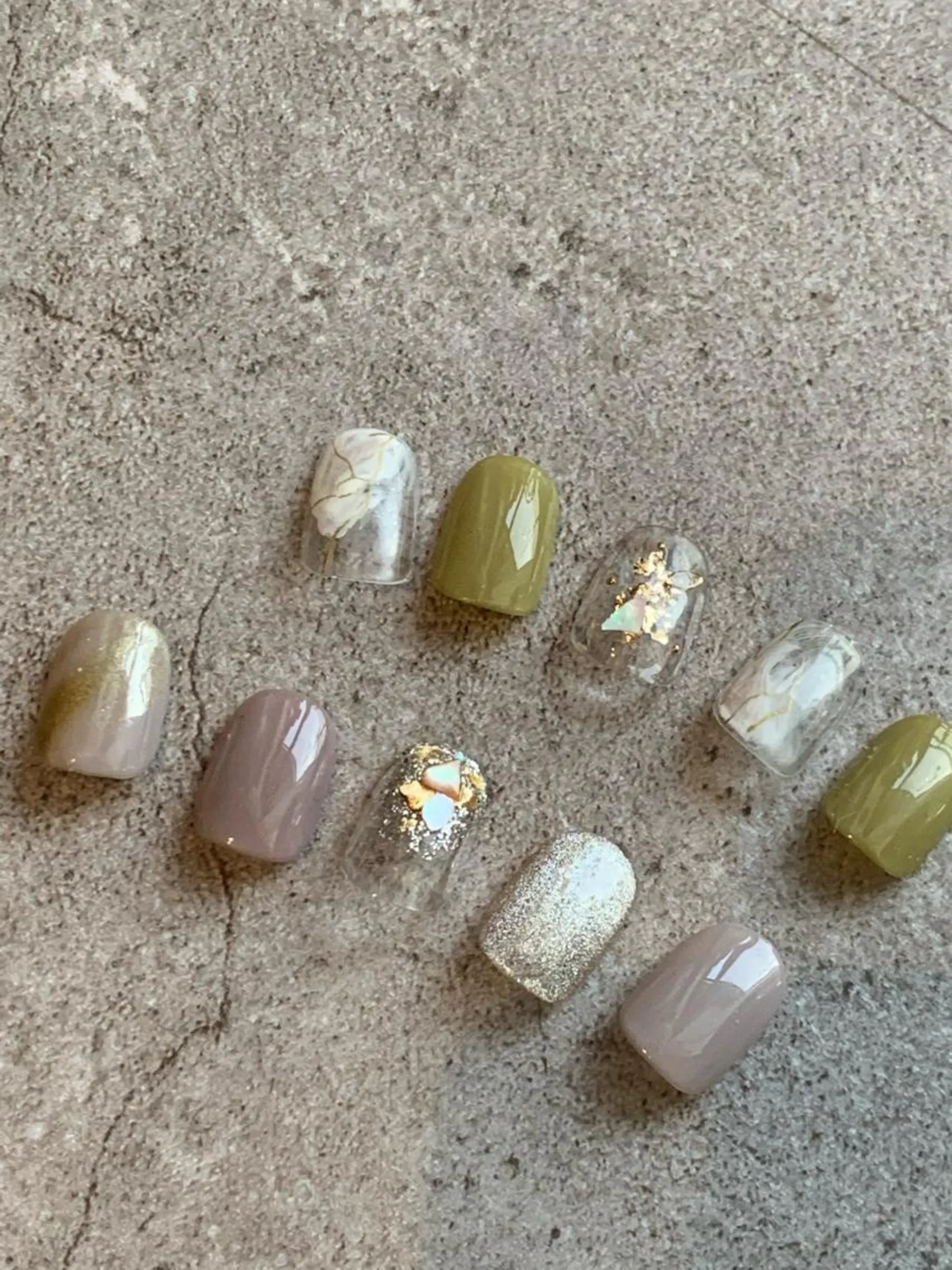 ネイル ハンドネイル Crescent Eye  Yukiのネイルデザイン