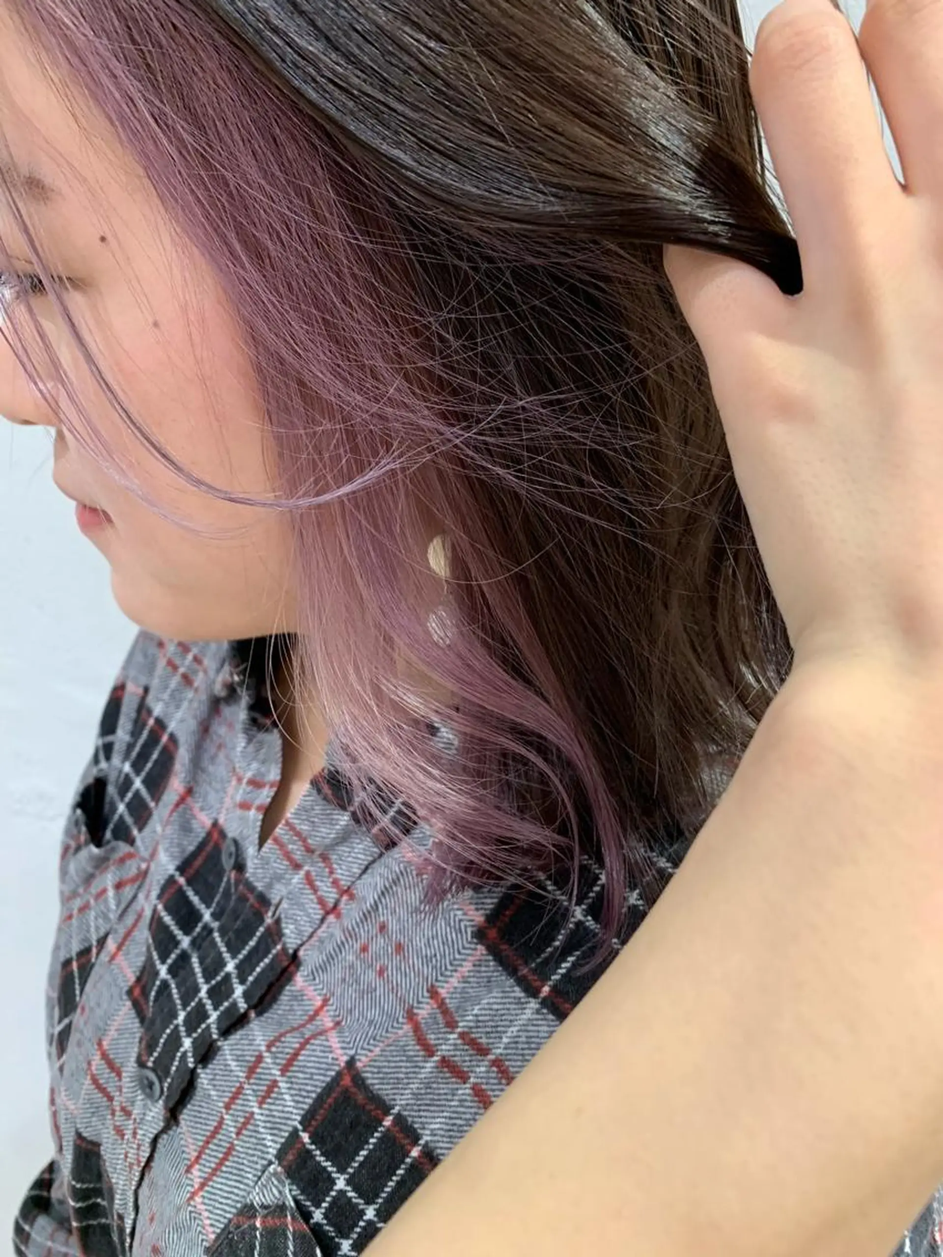 ミディアム カラー ヘアアレンジ 🫧透明感カラー/ ボブ/小笠原汐海🪽のヘアスタイル