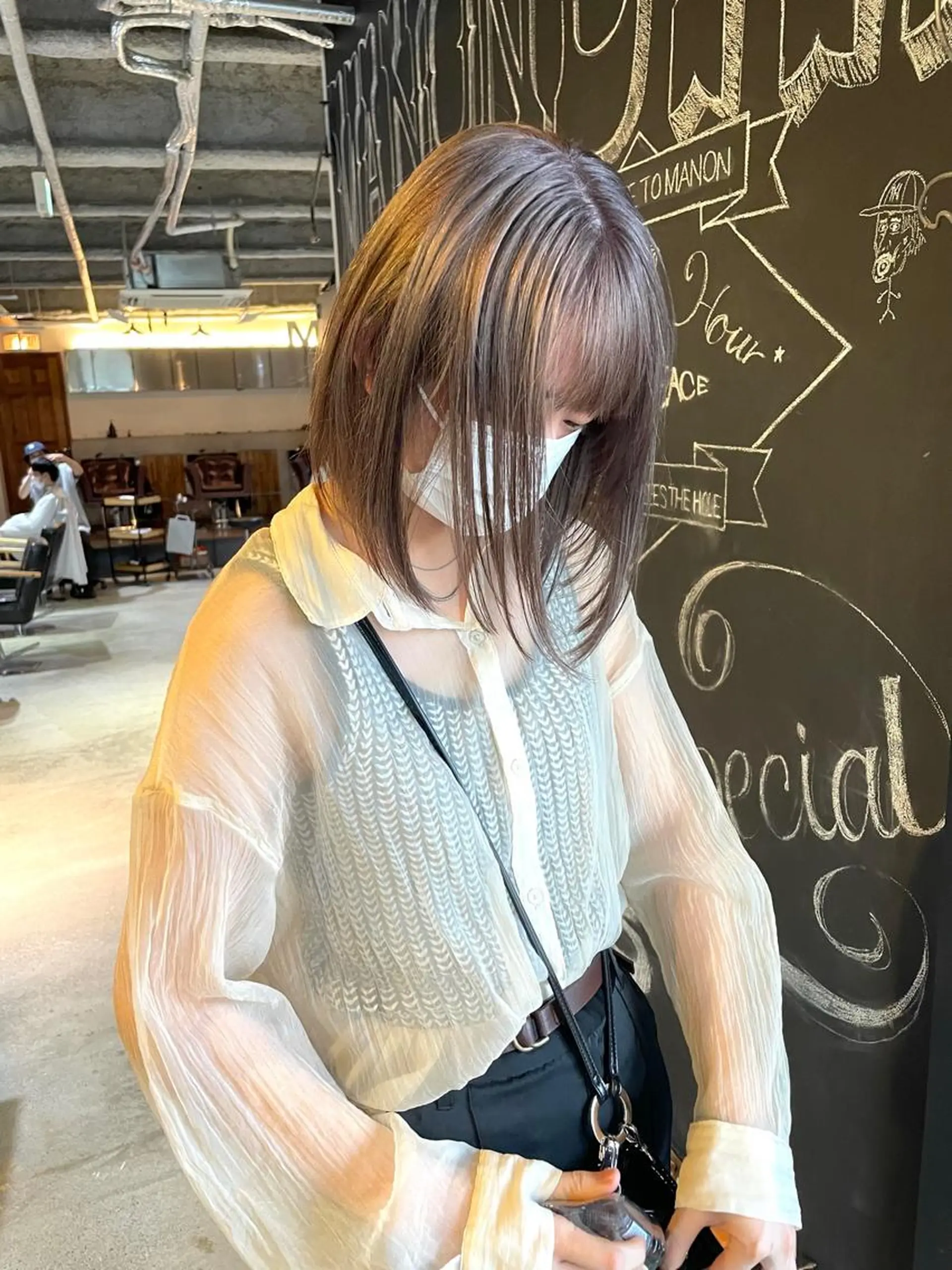 ショート カラー カット ヘアカラー トリートメント メンズヘア/レイヤー /ボブ山内春輝のヘアスタイル