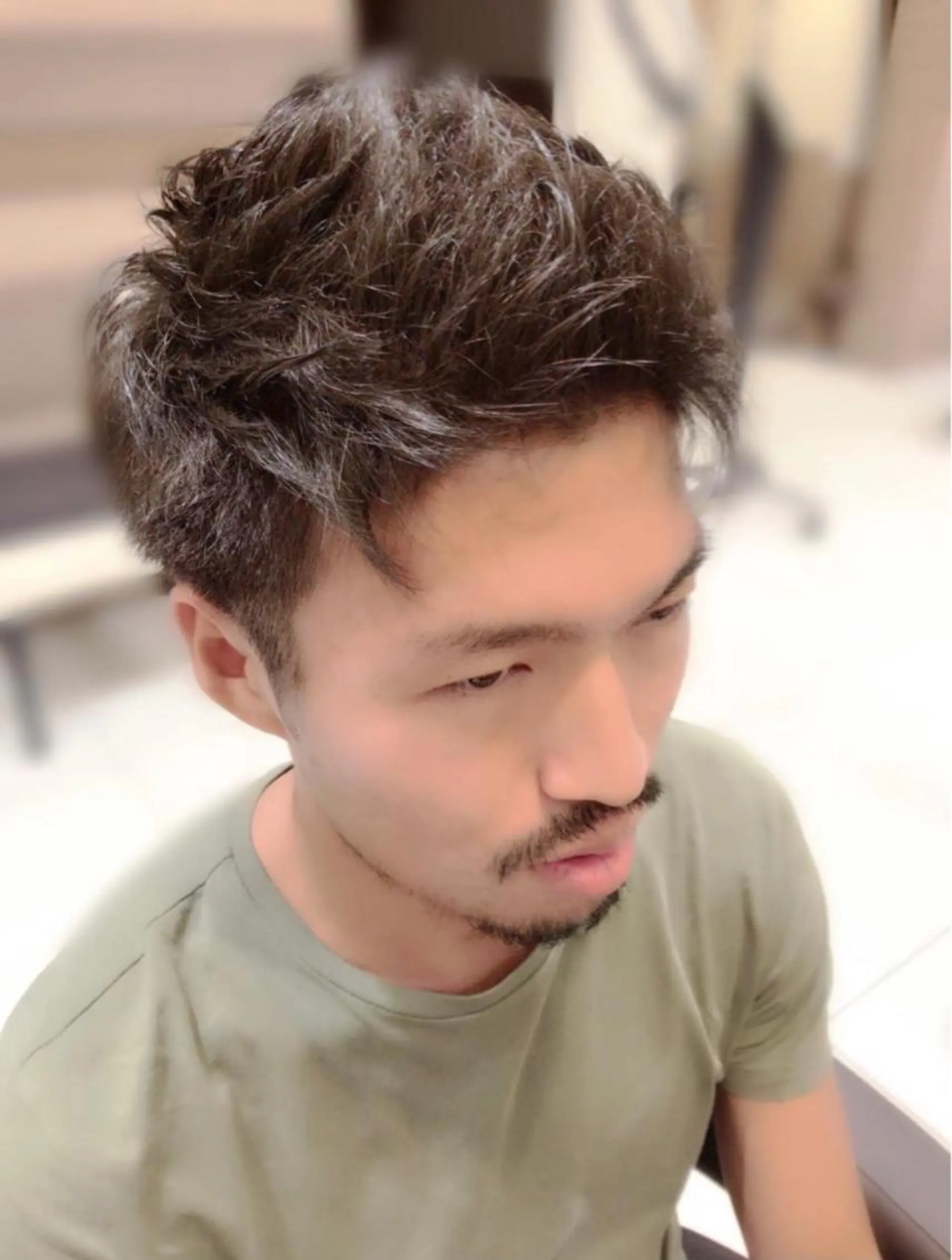 ショート メンズ ショートヘア カット ヘアセット 髪質改善縮毛矯正 💎TOMOのヘアスタイル