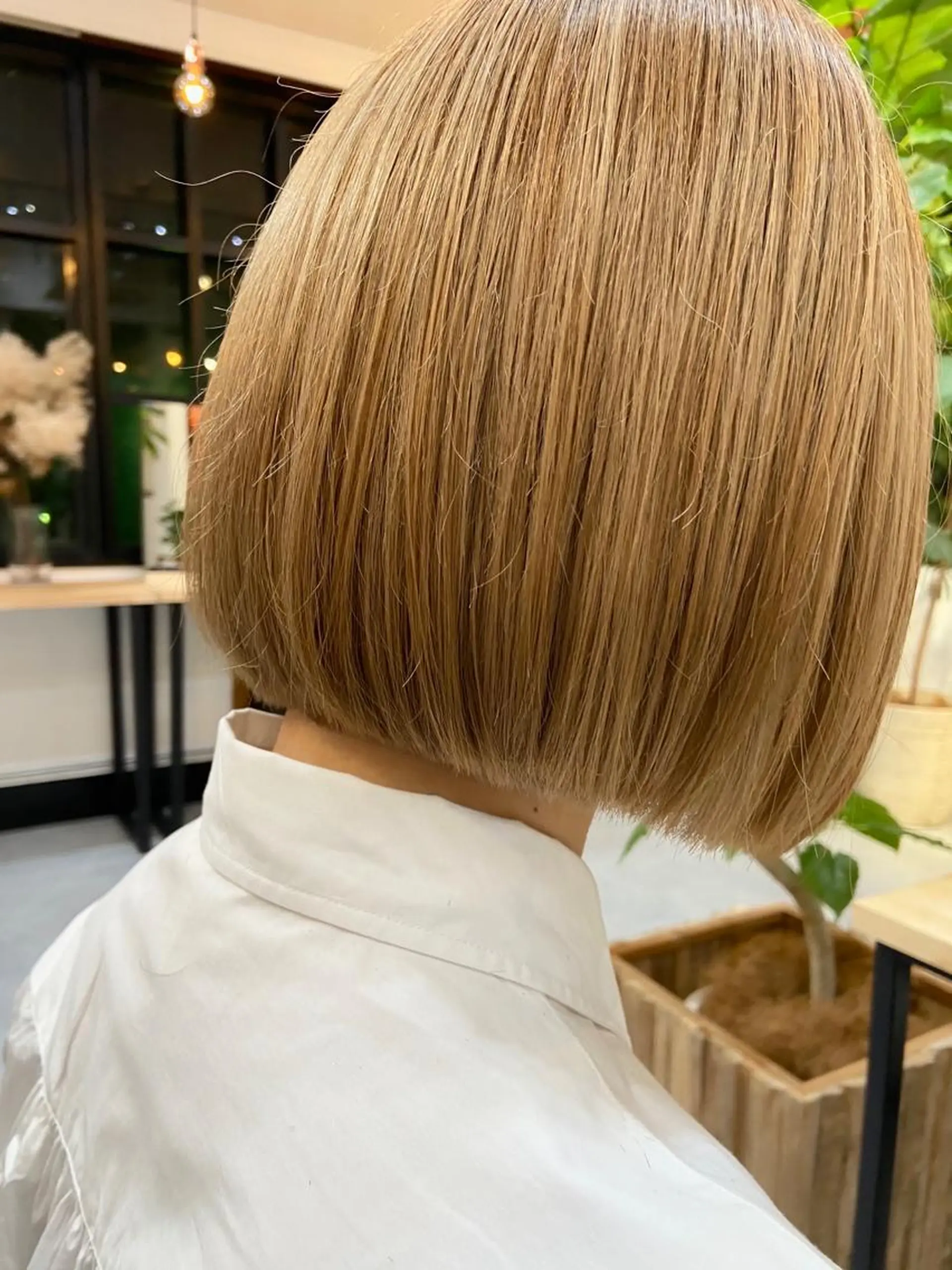 ショート 切りっぱなしボブ ボブ 田中 あやなのヘアスタイル