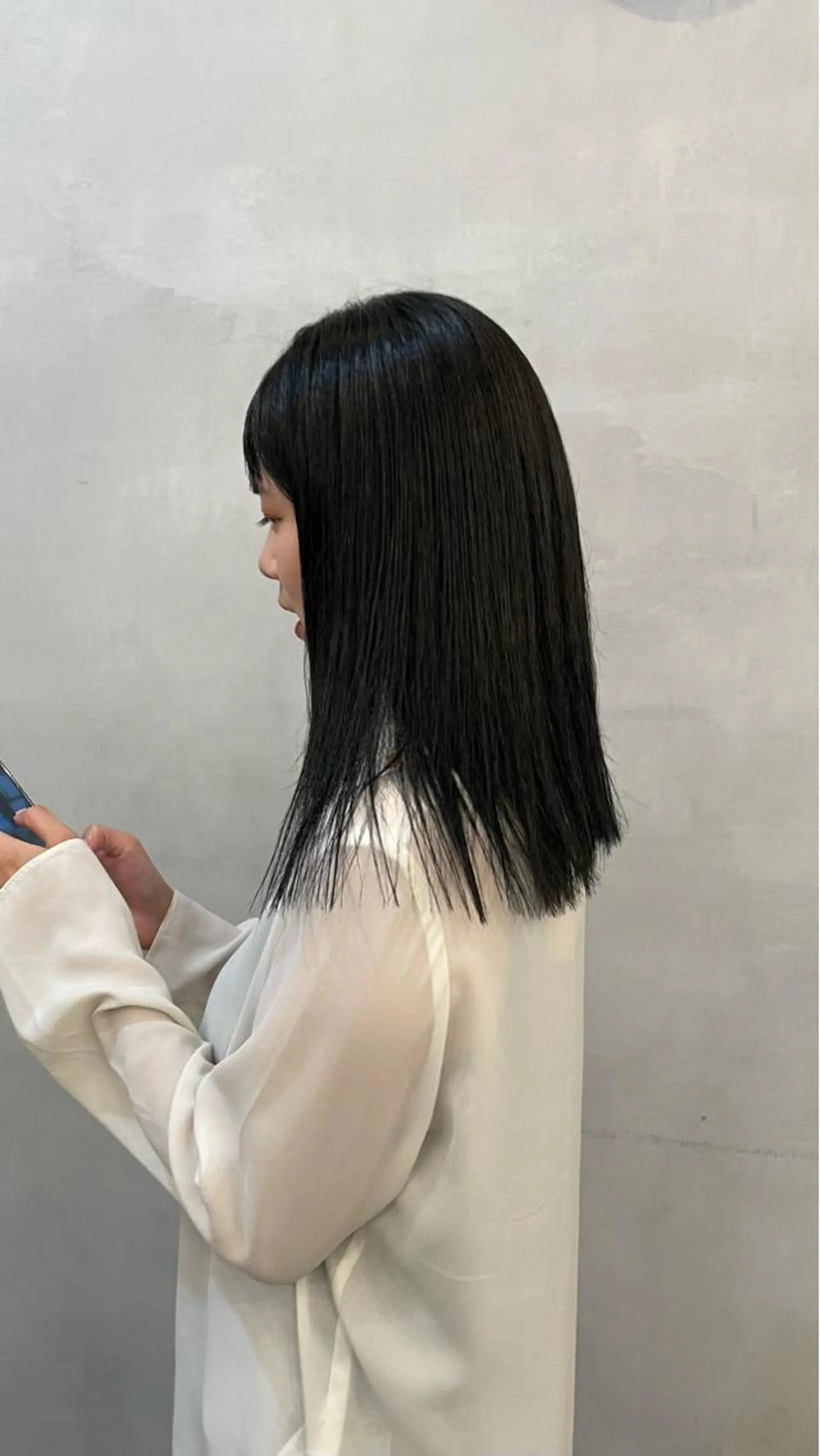 セミロング 縮毛矯正 原宿/ケパーマ 🧺ユウマのヘアスタイル