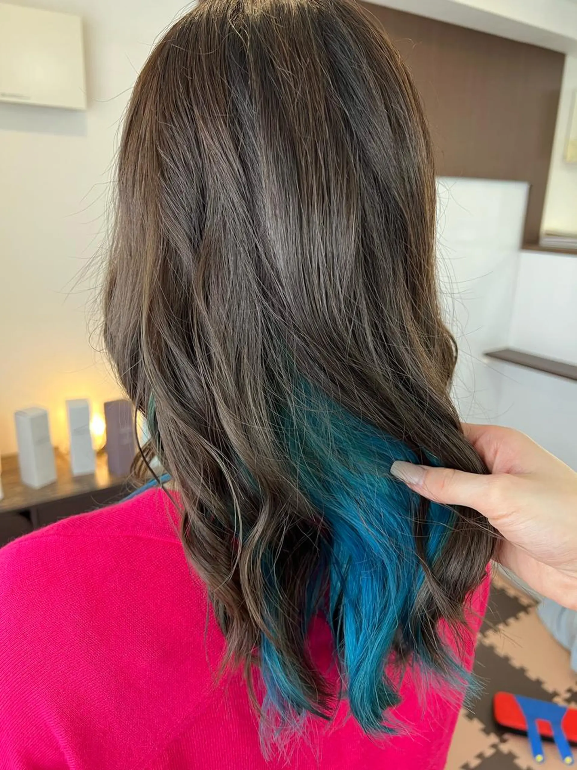 ロング カラー 堀内 七海のヘアスタイル