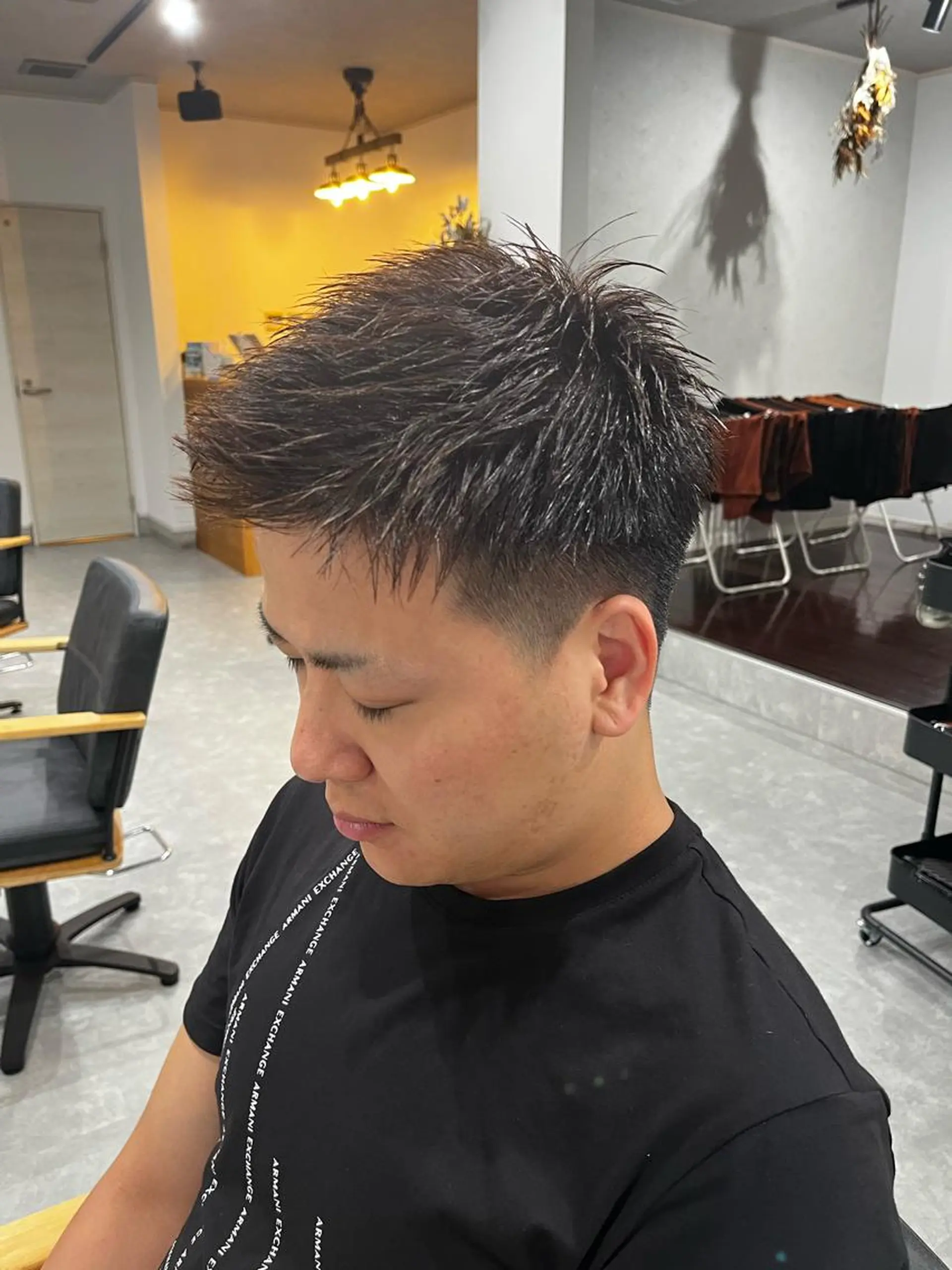 メンズ メンズベリーショート FeU【フゥ】所属・メンズパーマ WATARUのヘアスタイル