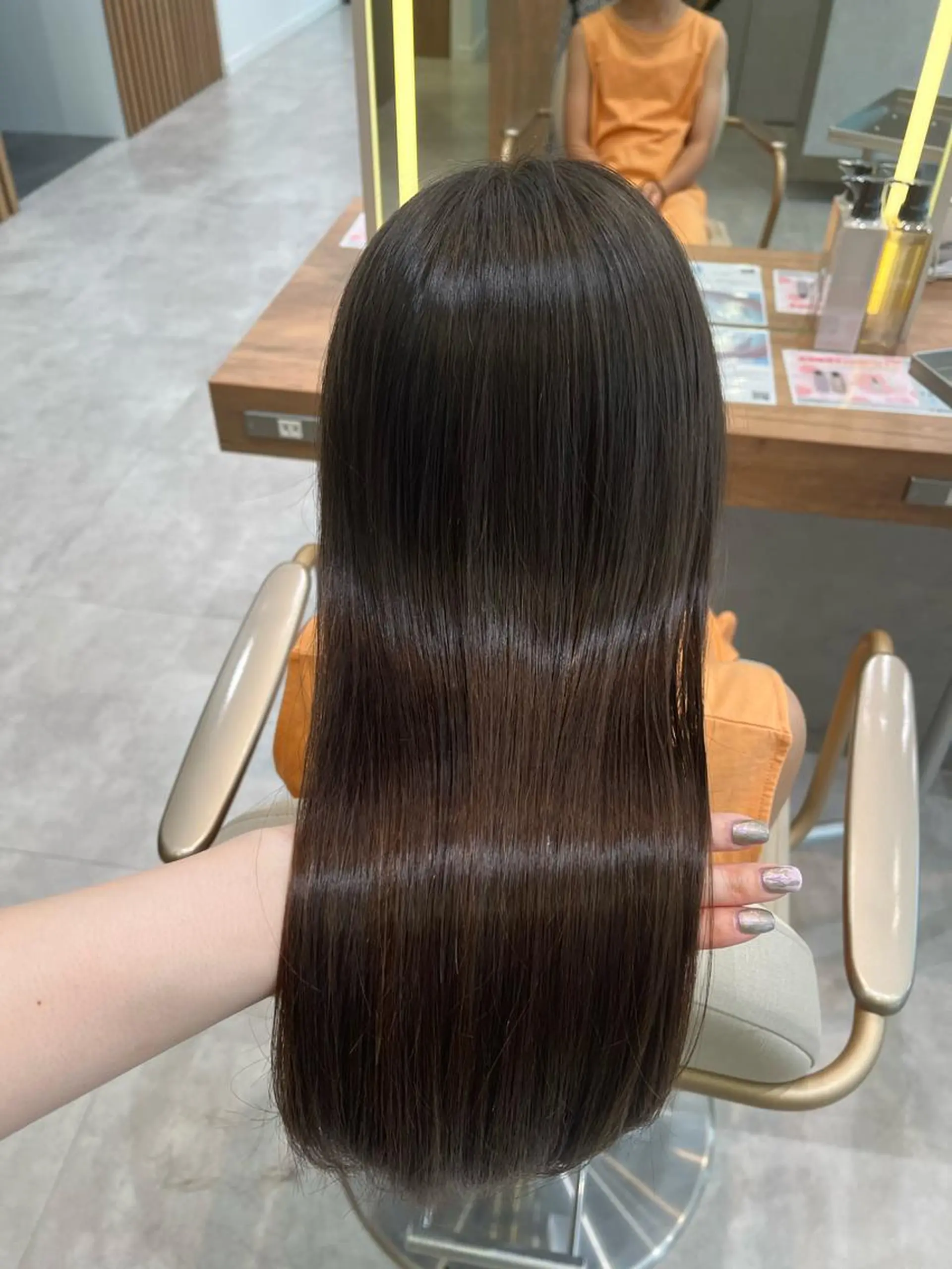 ロング 髪質改善 トリートメント 木野田 萌のヘアスタイル