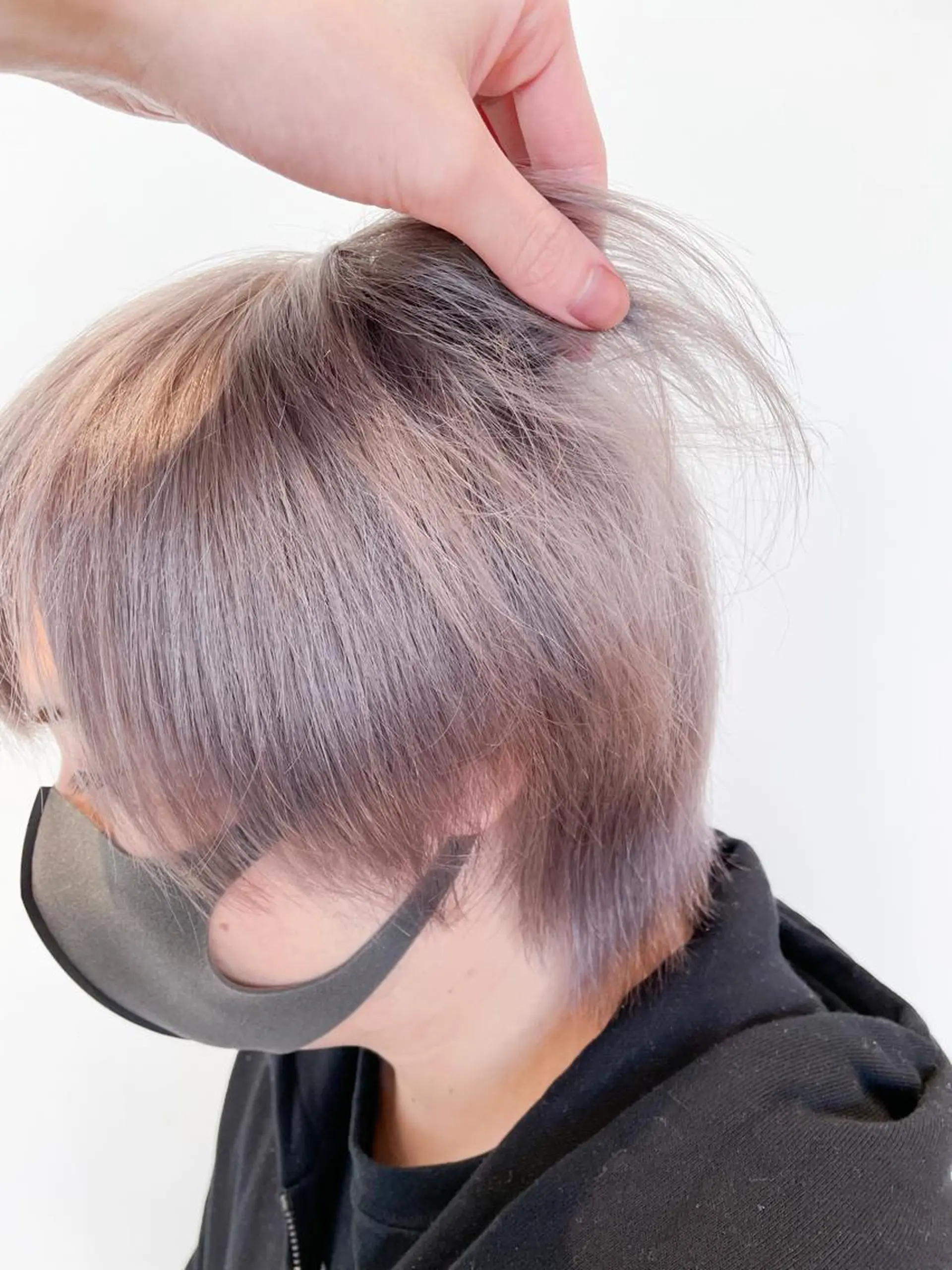 ショート カラー メンズ ハイトーン特化 川井優汰のヘアスタイル