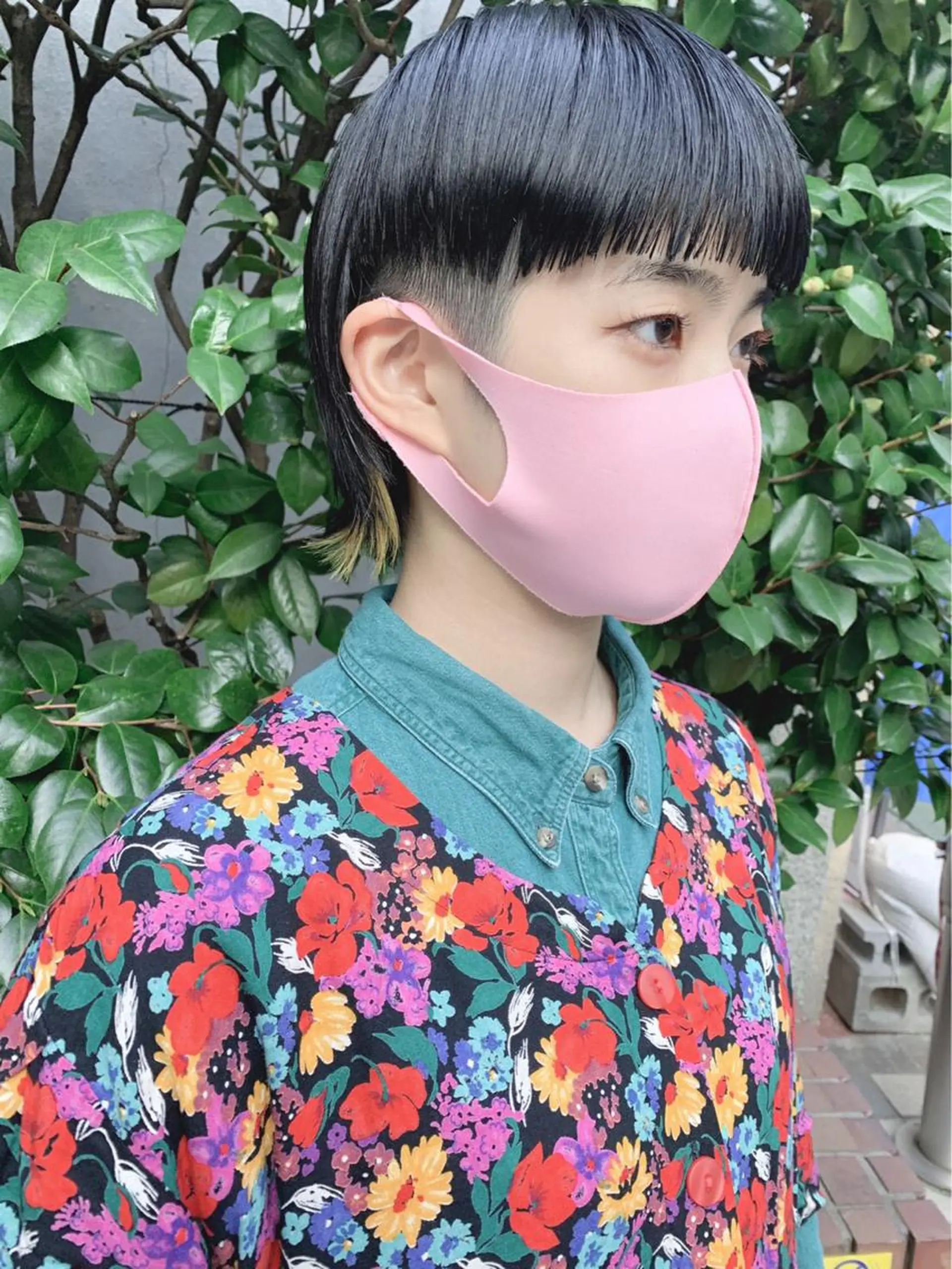 ショート カラー 長井 美佳のヘアスタイル