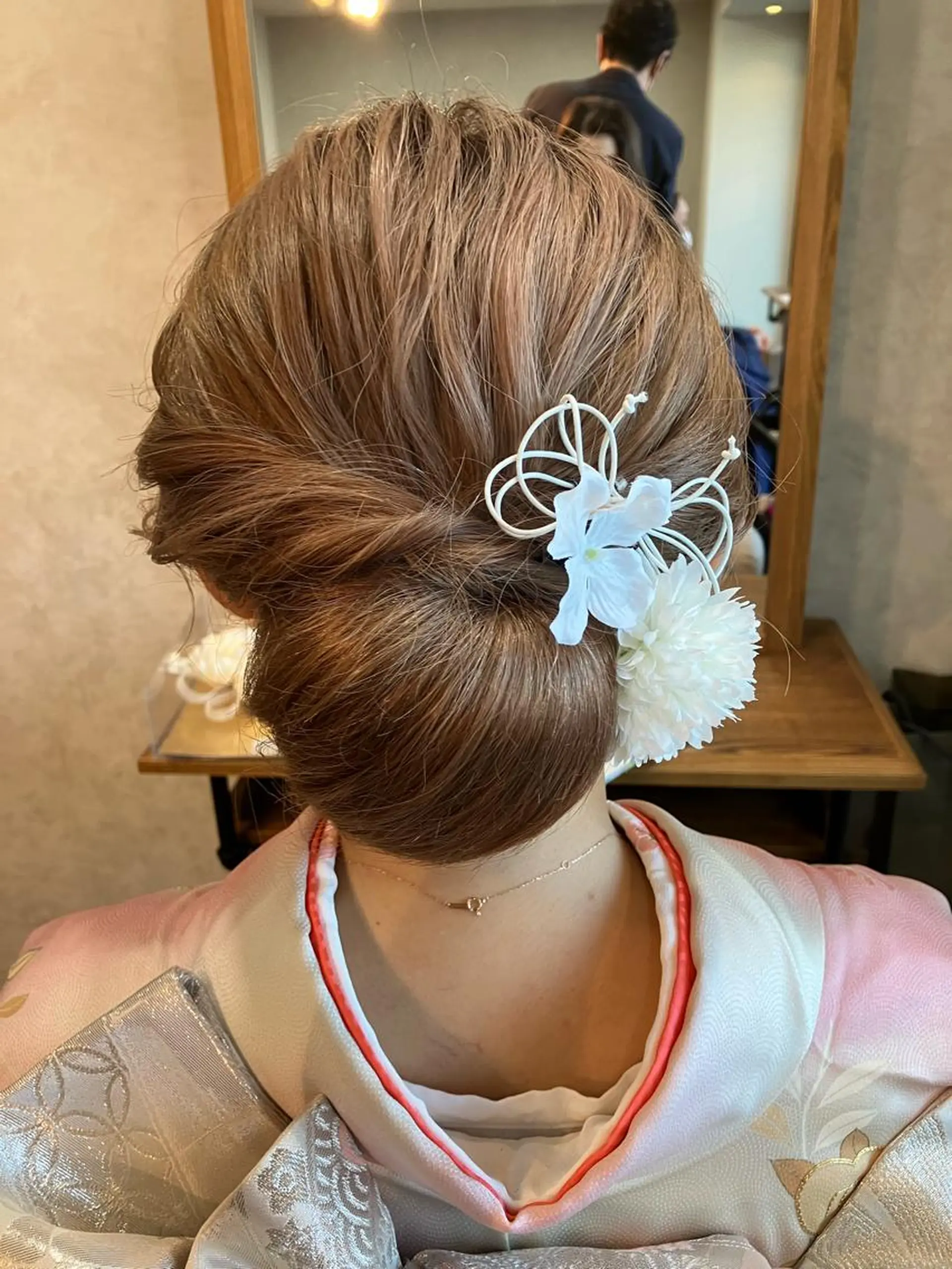 ヘアアレンジ 着物ヘア Hair&Make Nahoのマツエク・マツパデザイン