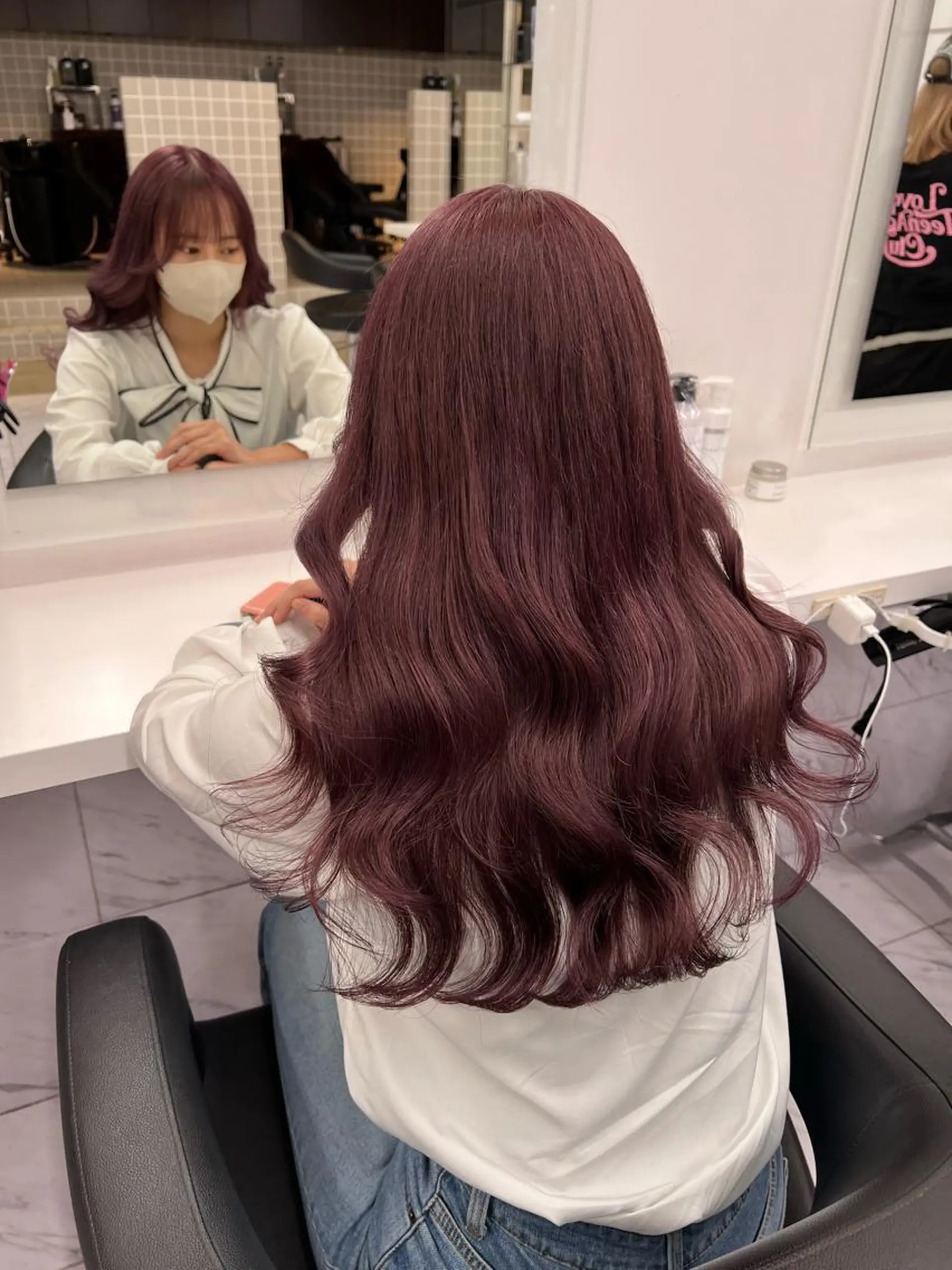 ロング カラー ヘアアレンジ 🩵 JURI🩵のヘアスタイル