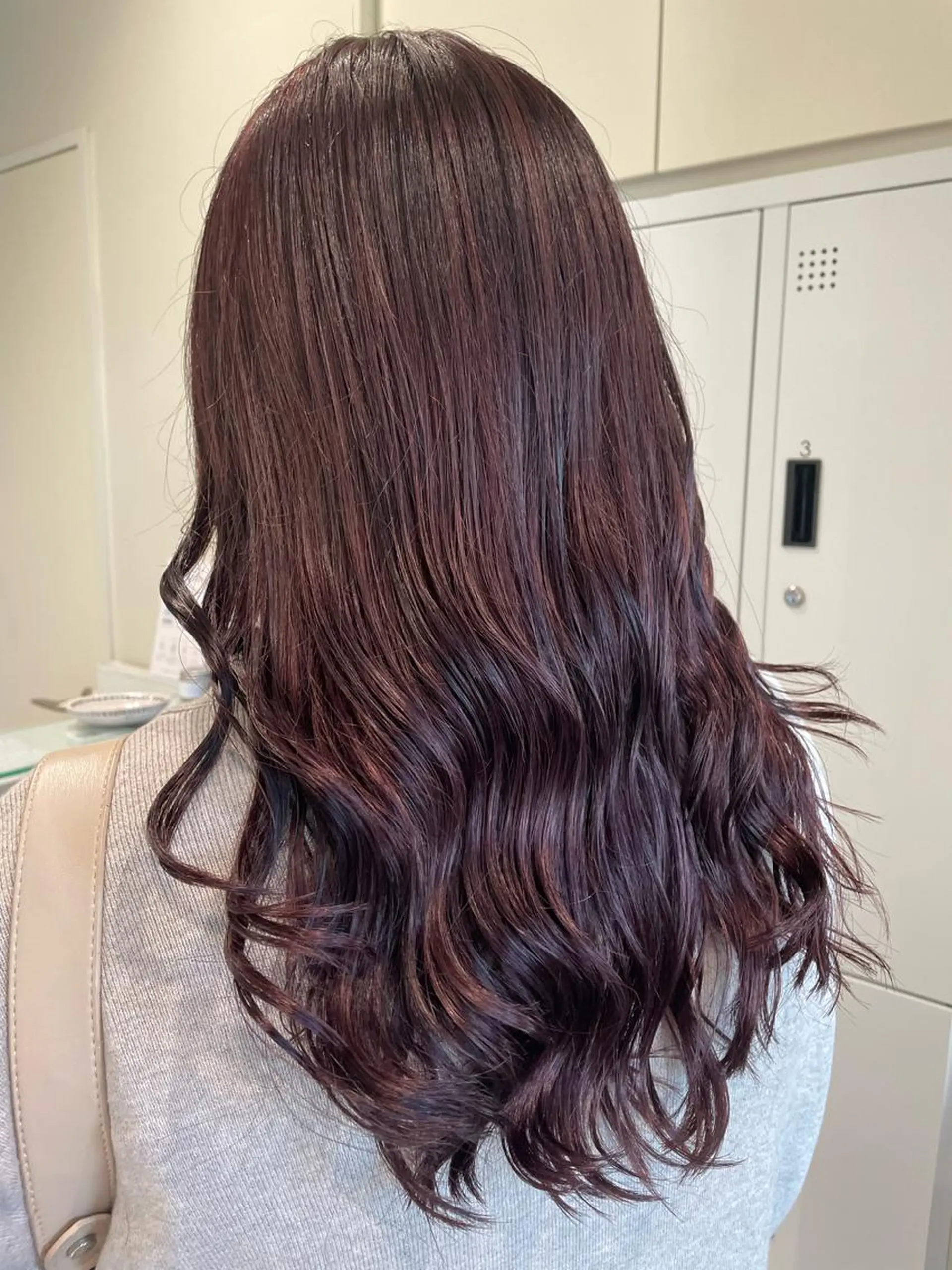 ロング カラー パープルカラー ボブ/インナーカラー /眉毛/Miyuのヘアスタイル
